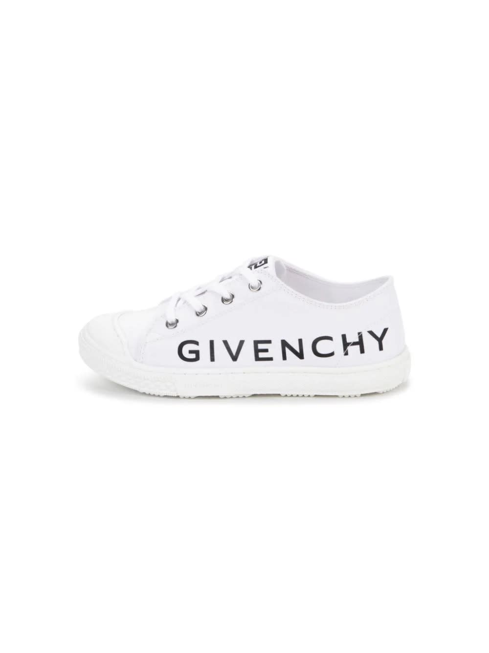 Shop Givenchy White Low Sneakers With  Signature