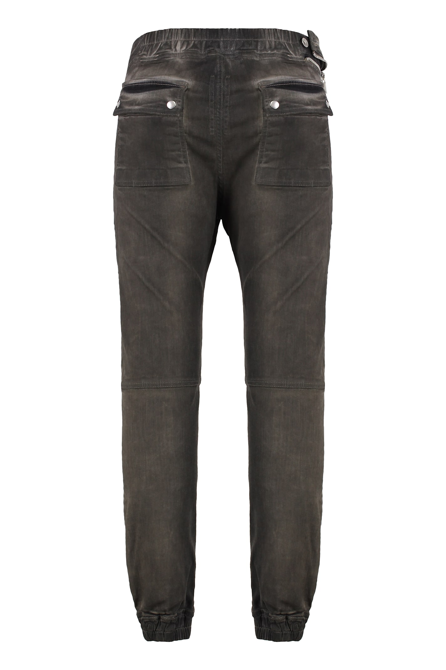 Drkshdw Multi-pocket Cotton Trousers In Brown