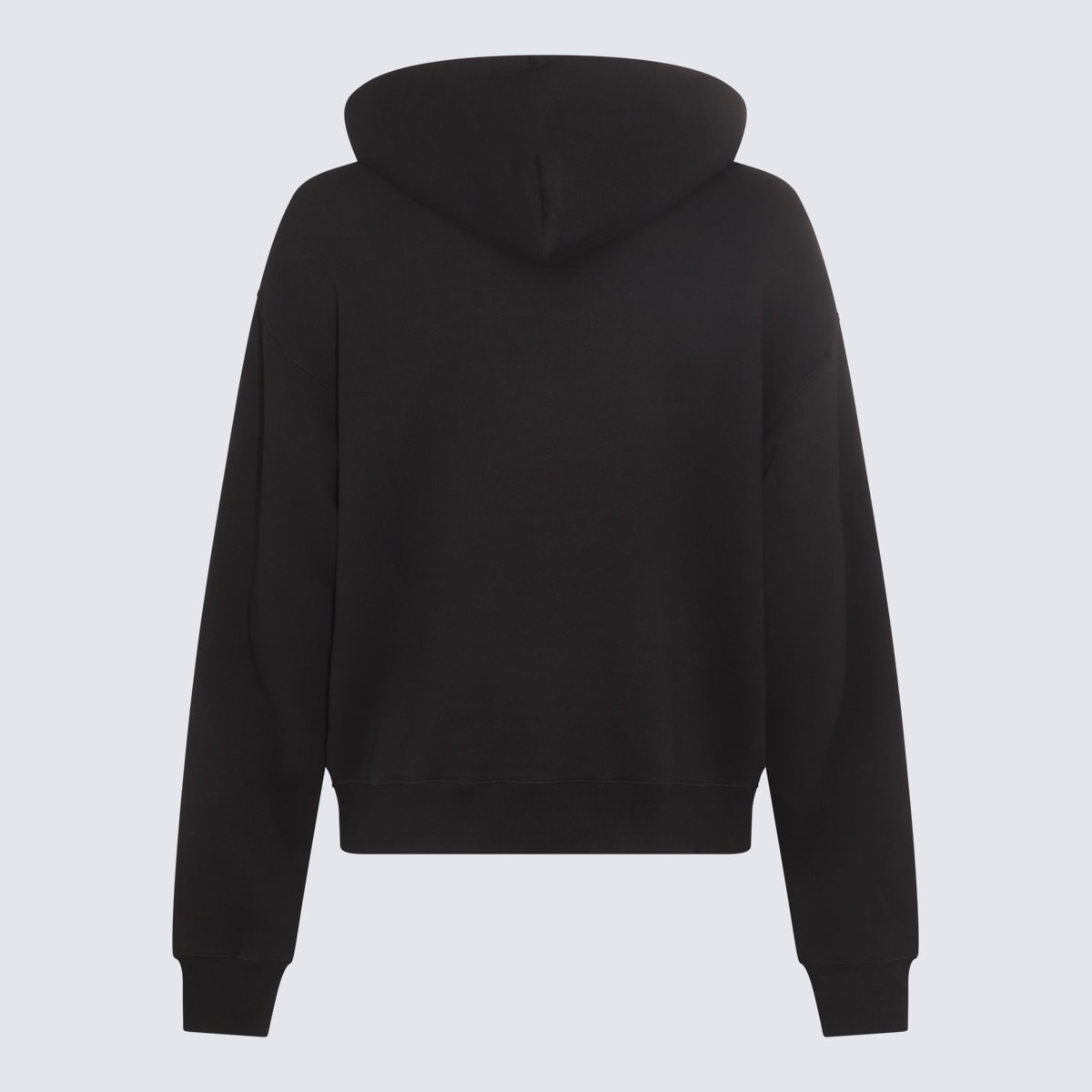 Shop Off-white Black Cotton Logo Sweatshirt