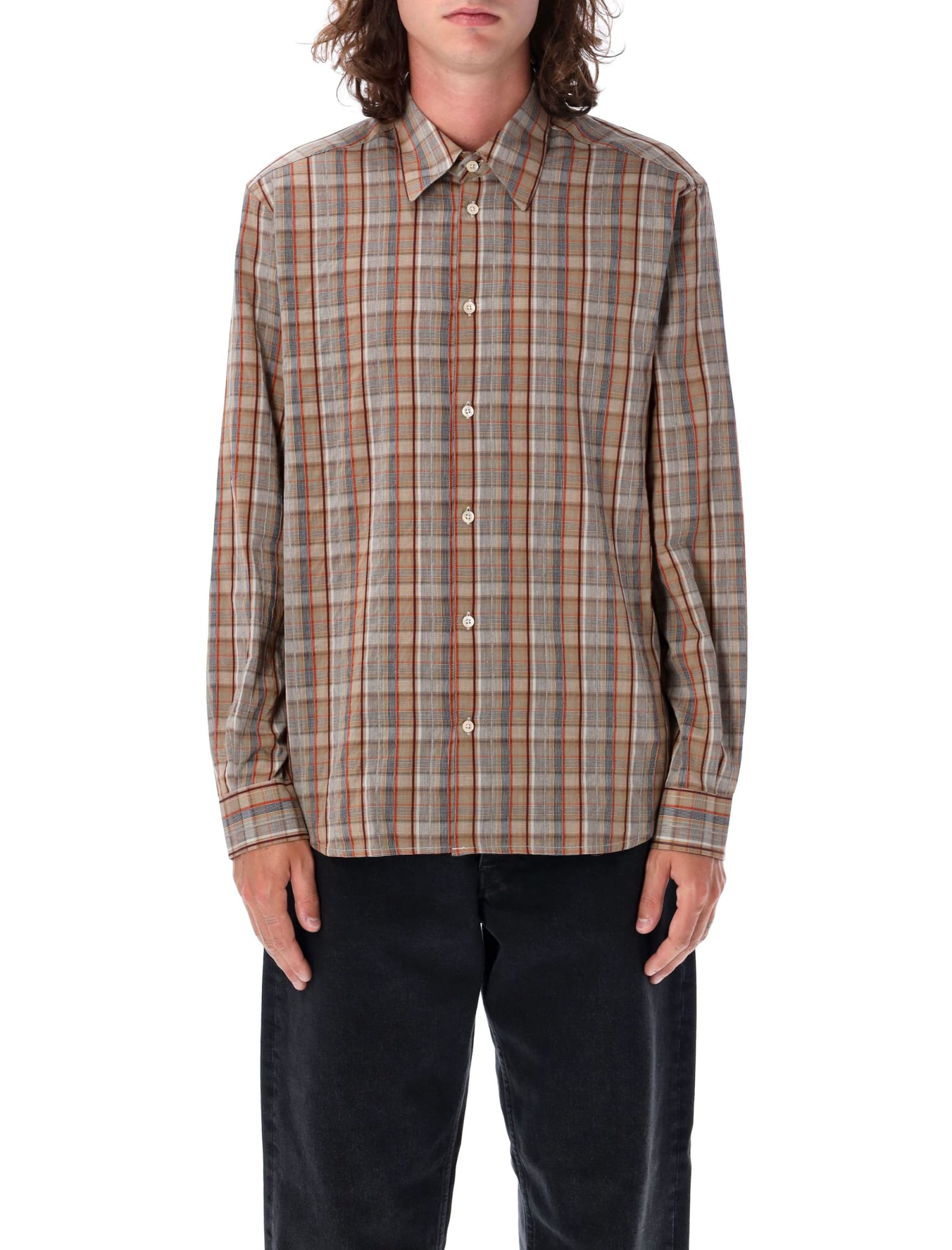 Shop Sunflower Base Shirt In Light Brown