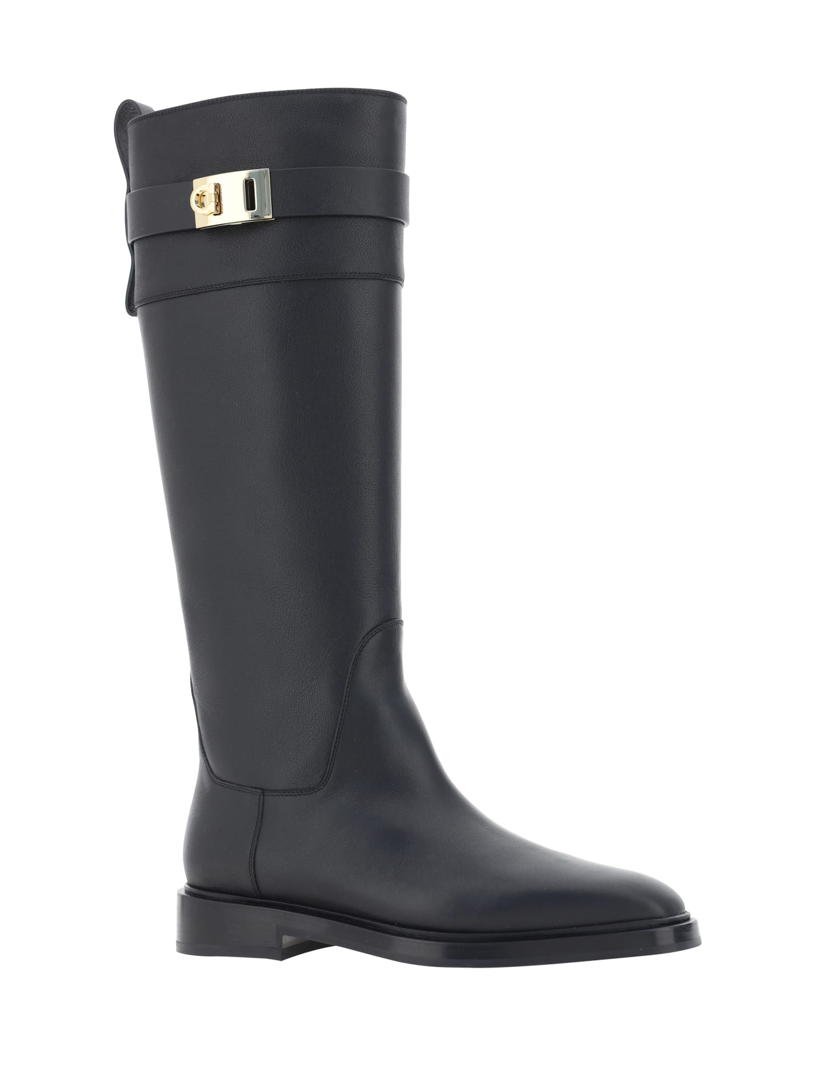 Shop Ferragamo Boots In Black