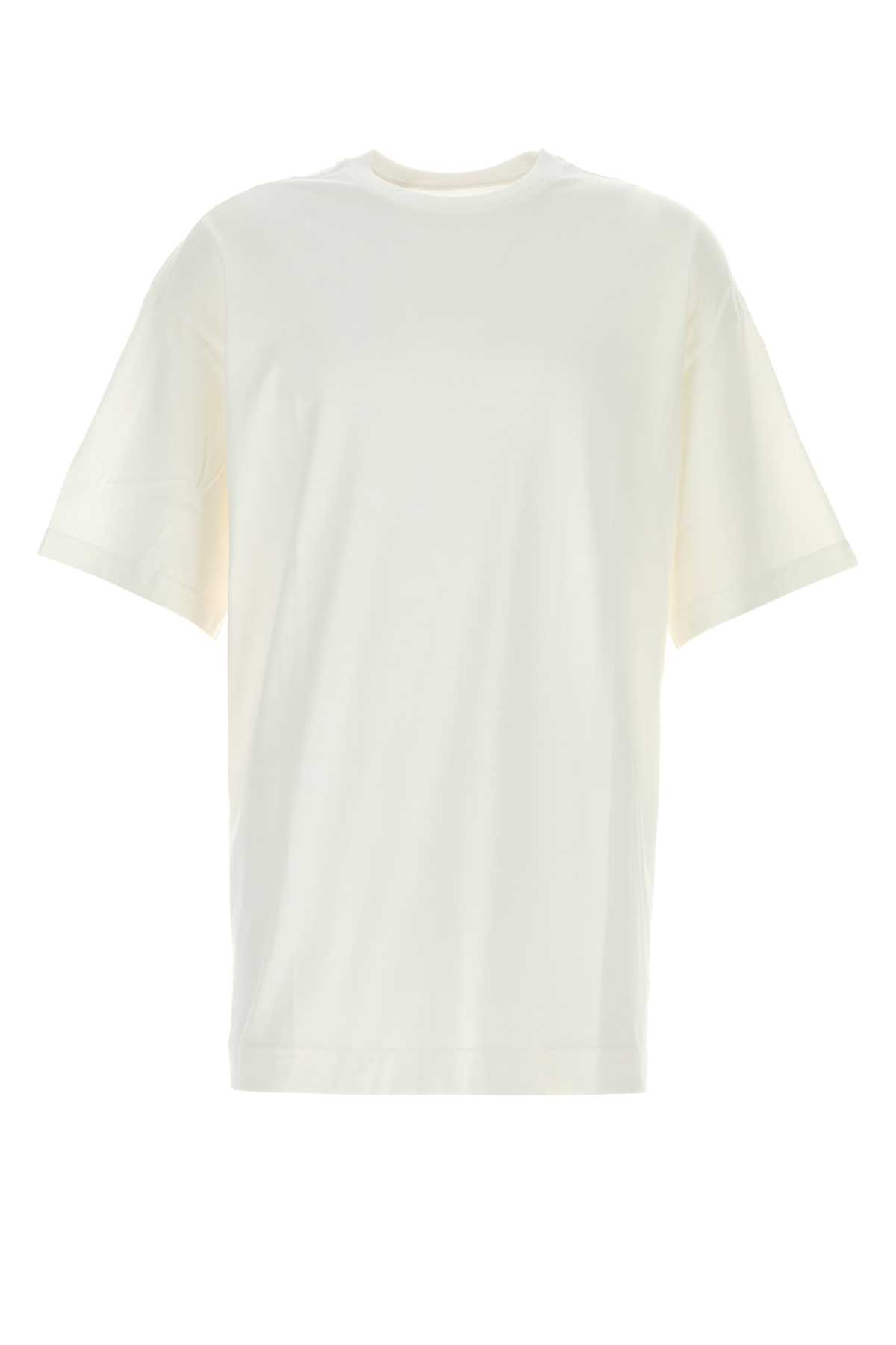 Homme Plissé Issey Miyake White Cotton T-shirt