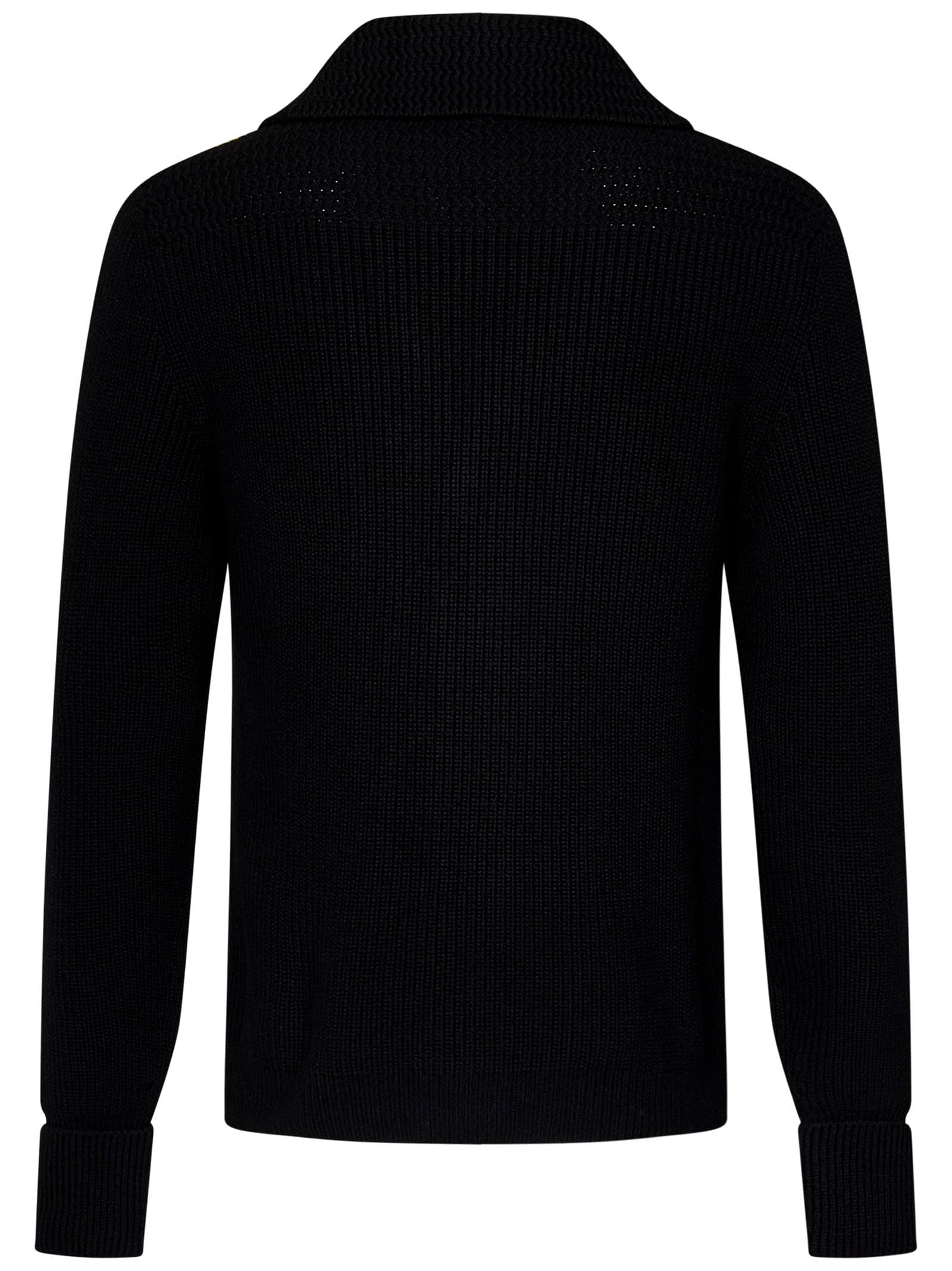 Shop Tom Ford Cardigan In Black