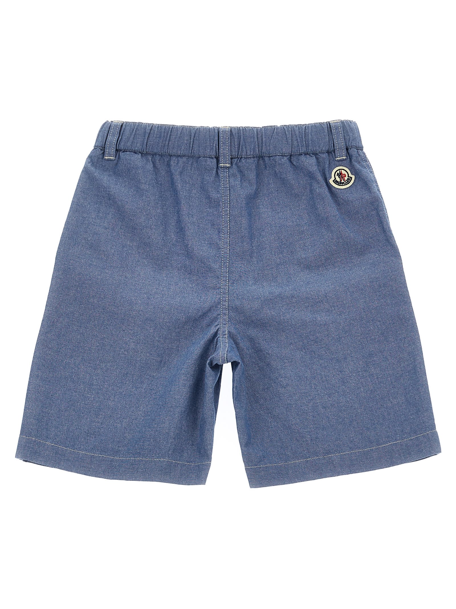 Moncler Pantaloncino Bambino Colore Blue In Blue