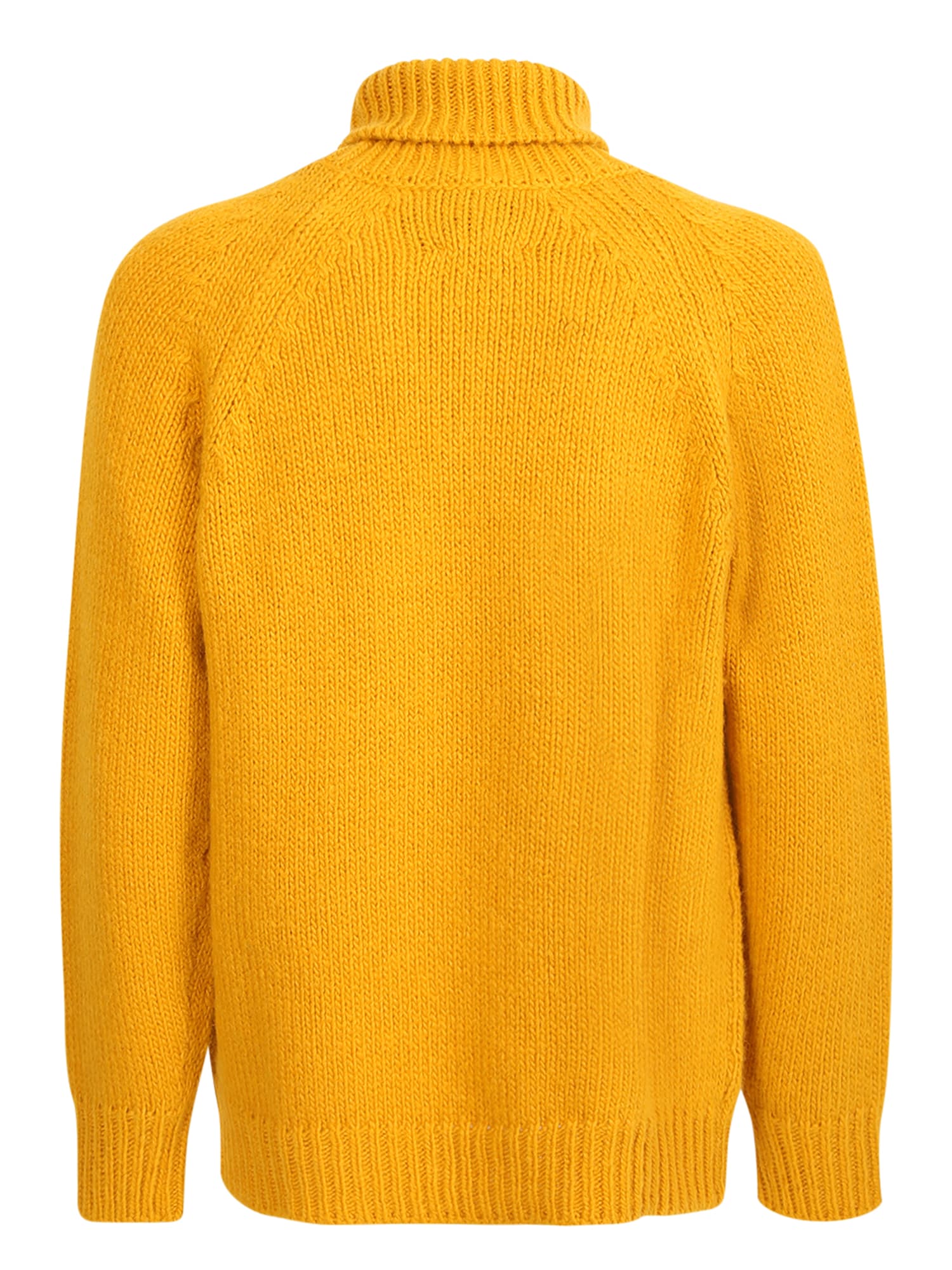Shop Pt01 Wool Blend Jumper In Yellow