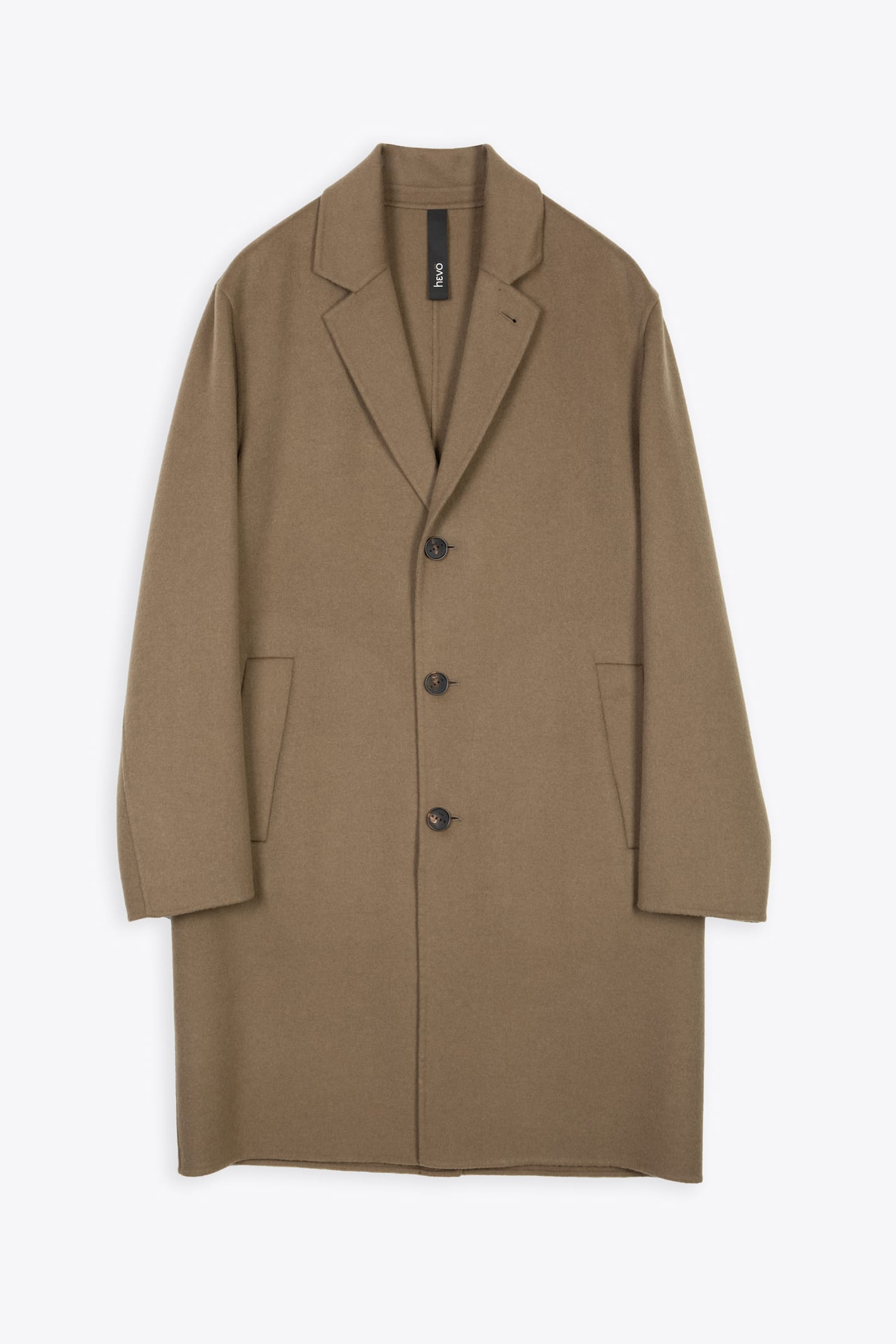 Coat Mud green wool unlined coat - Coat