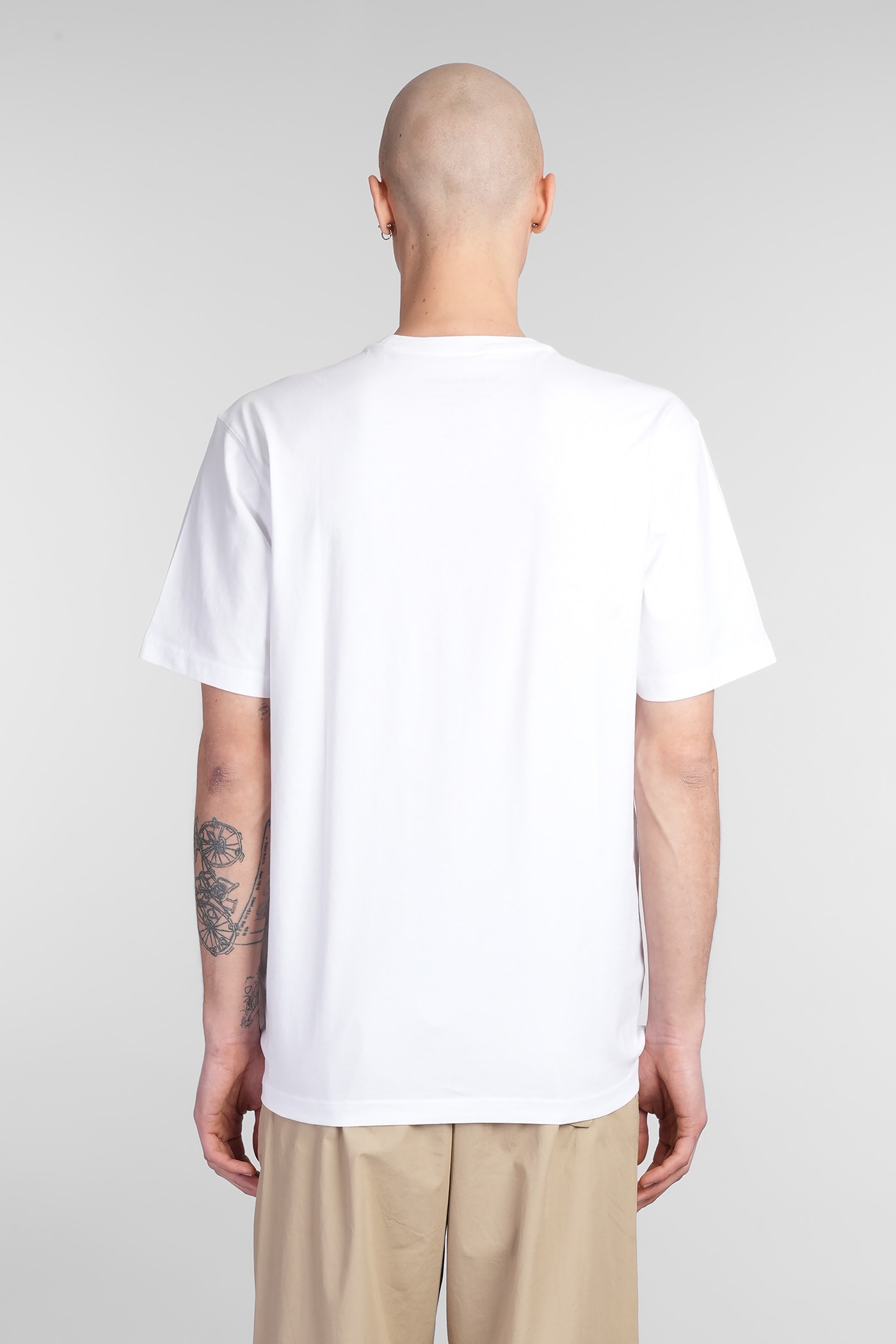 Maharishi T-shirt In White Cotton In White