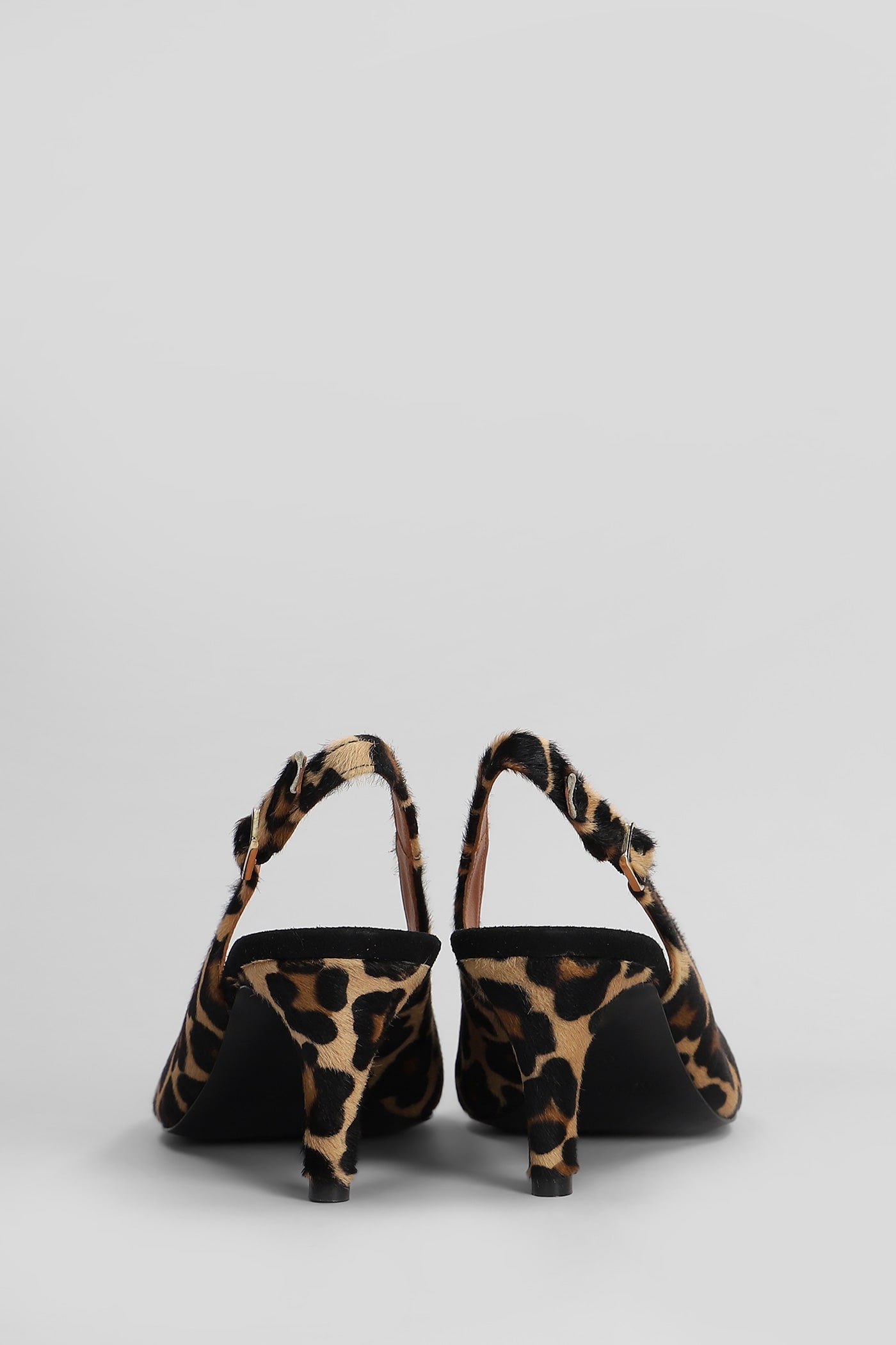 Via Roma 15 Pumps In Animalier Pony Skin In Animalier