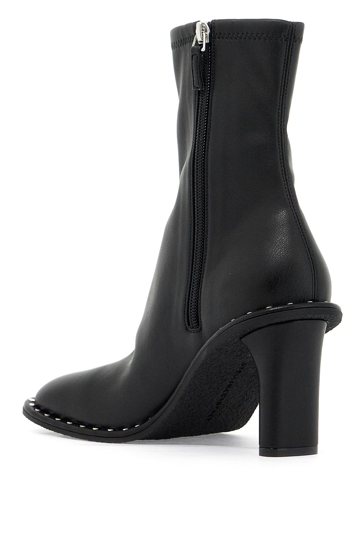 Shop Stella Mccartney Ryder Sock Ankle Boots With Heel In Black (black)