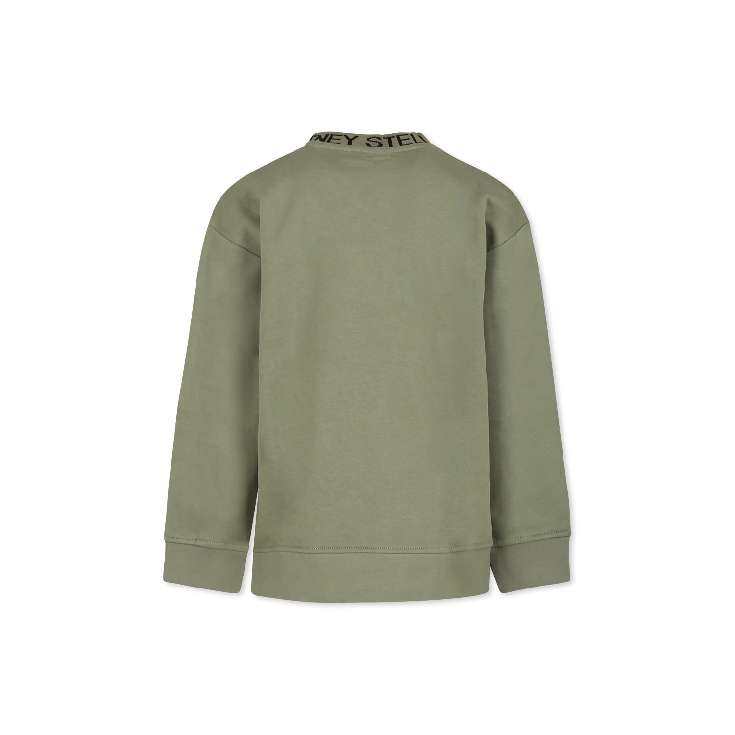 STELLA MCCARTNEY GREEN SWEATSHIRT FOR BOY 