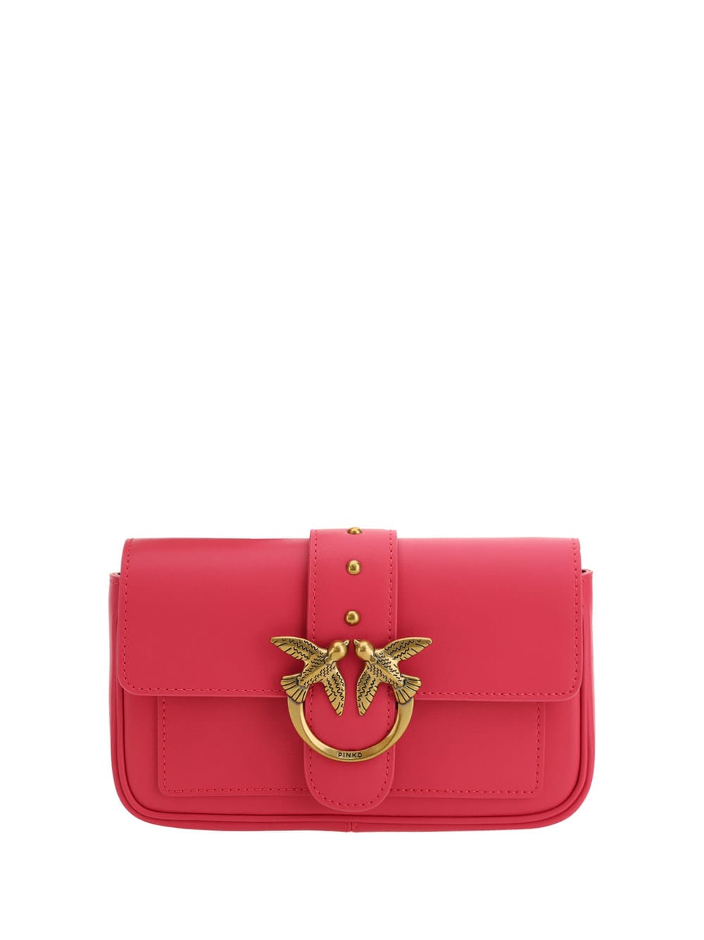 Pinko mini love hot sale bag red