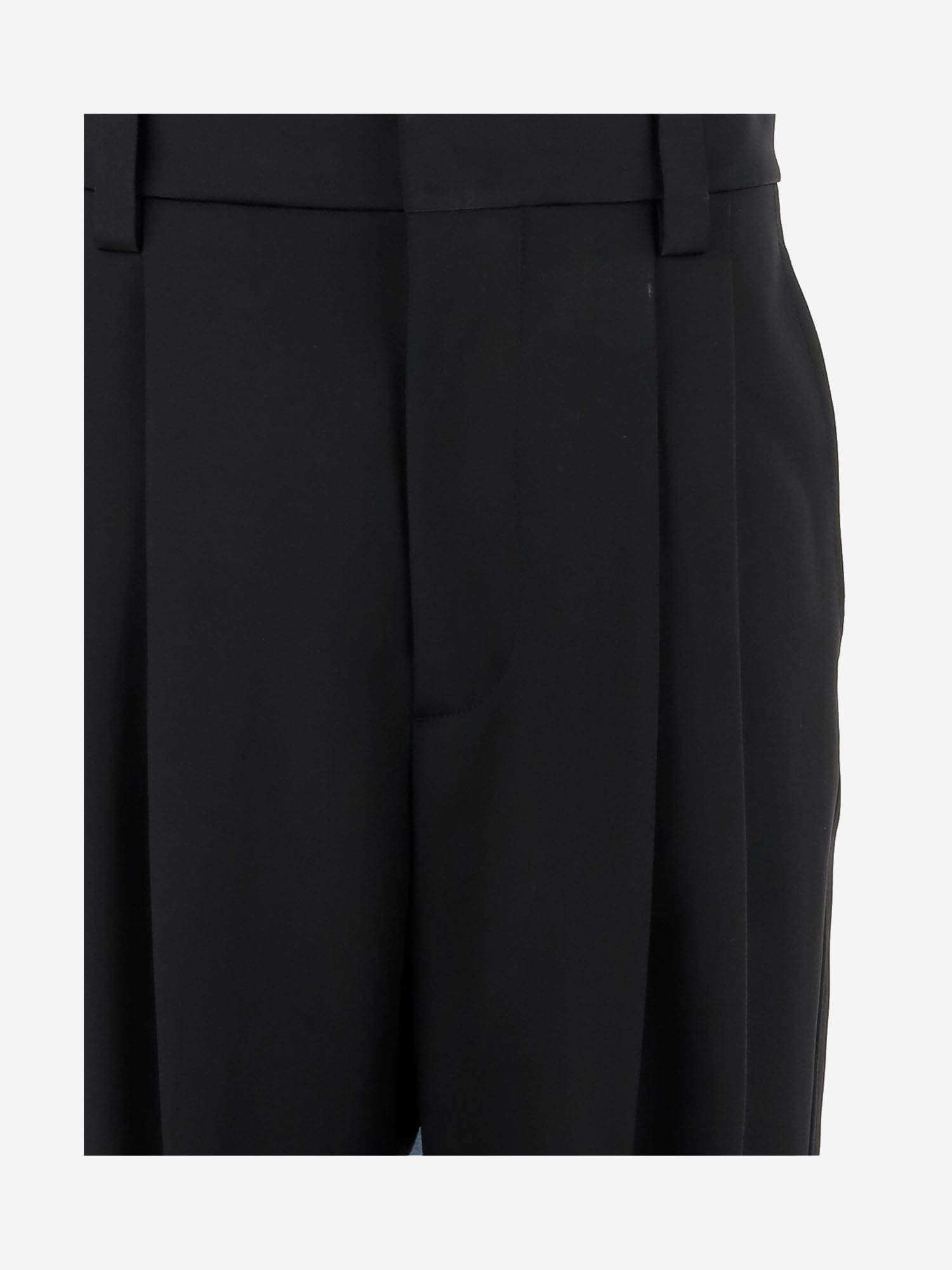 CARVEN VISCOSE MISTO BERMUDA PANTS