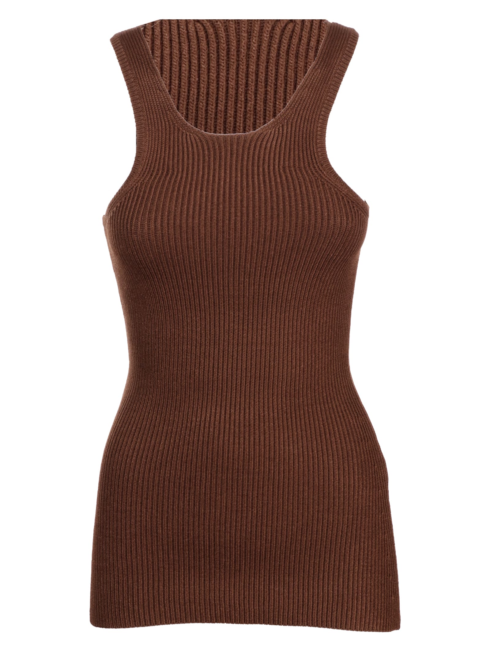 Totême Curved Compact Knit Tank
