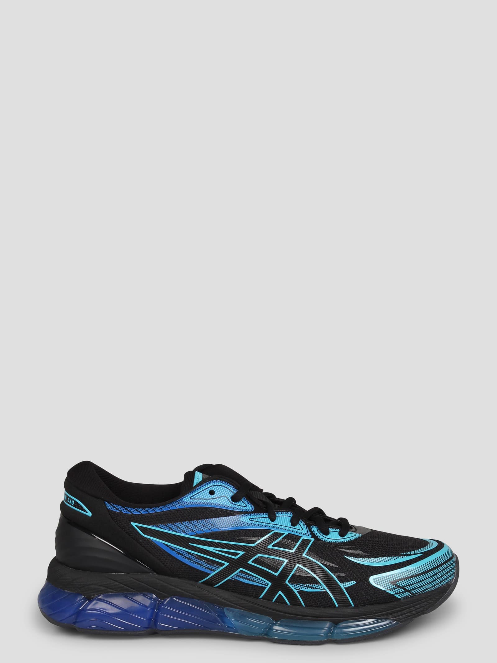 Shop Asics Gel-quantum 360 Viii Sneakers  In Black/blue