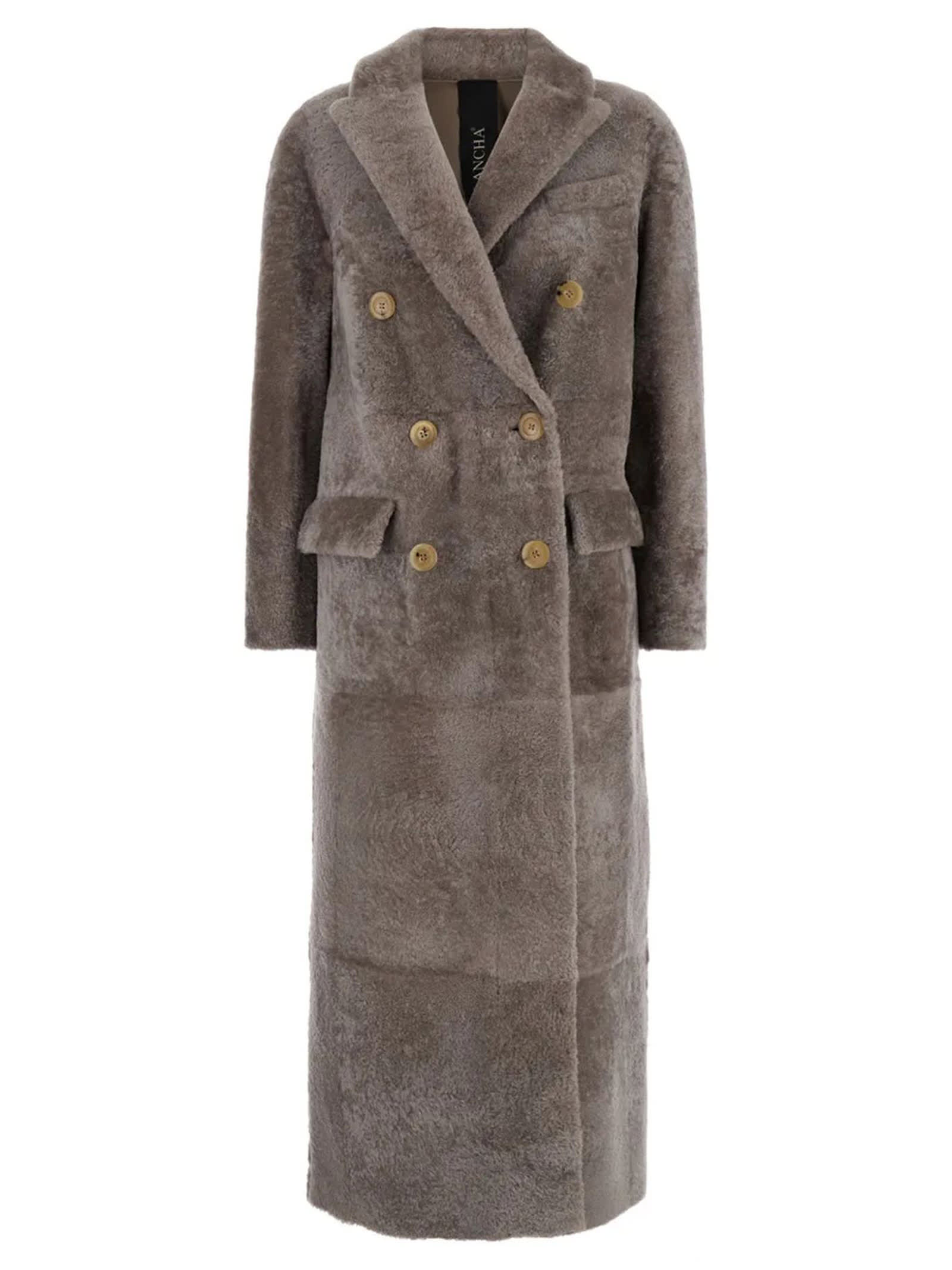 Taupe Shearling Coat