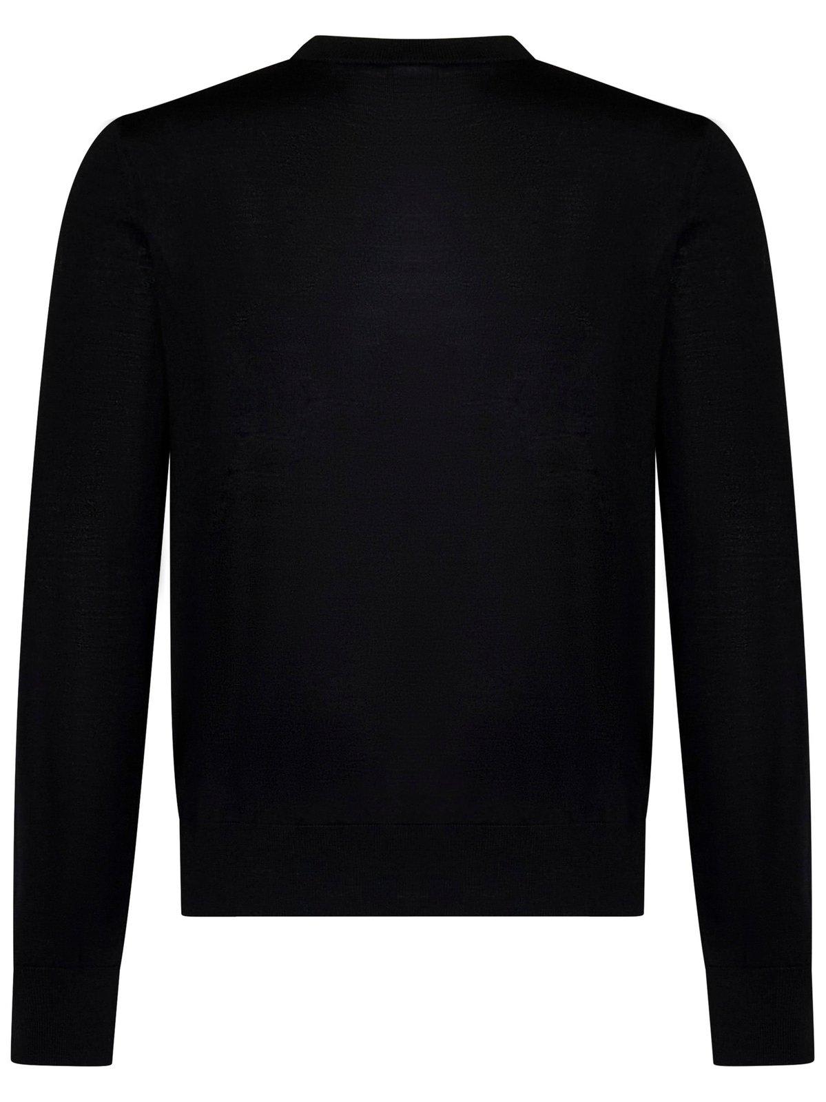 Shop Dsquared2 Crewneck Pullover In Black