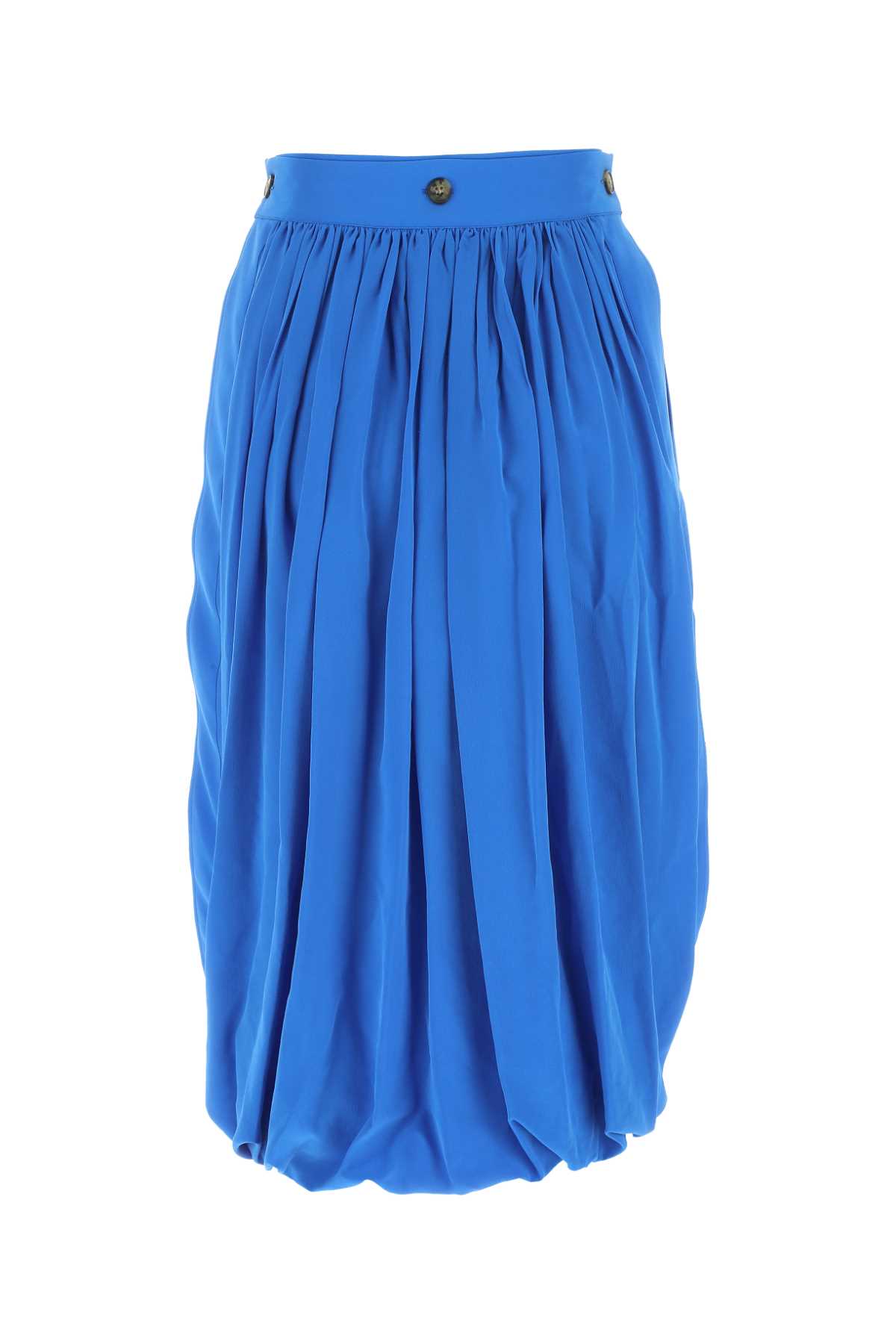 Quira Light-blue Crepe Flip It Up Skirt In Q0065
