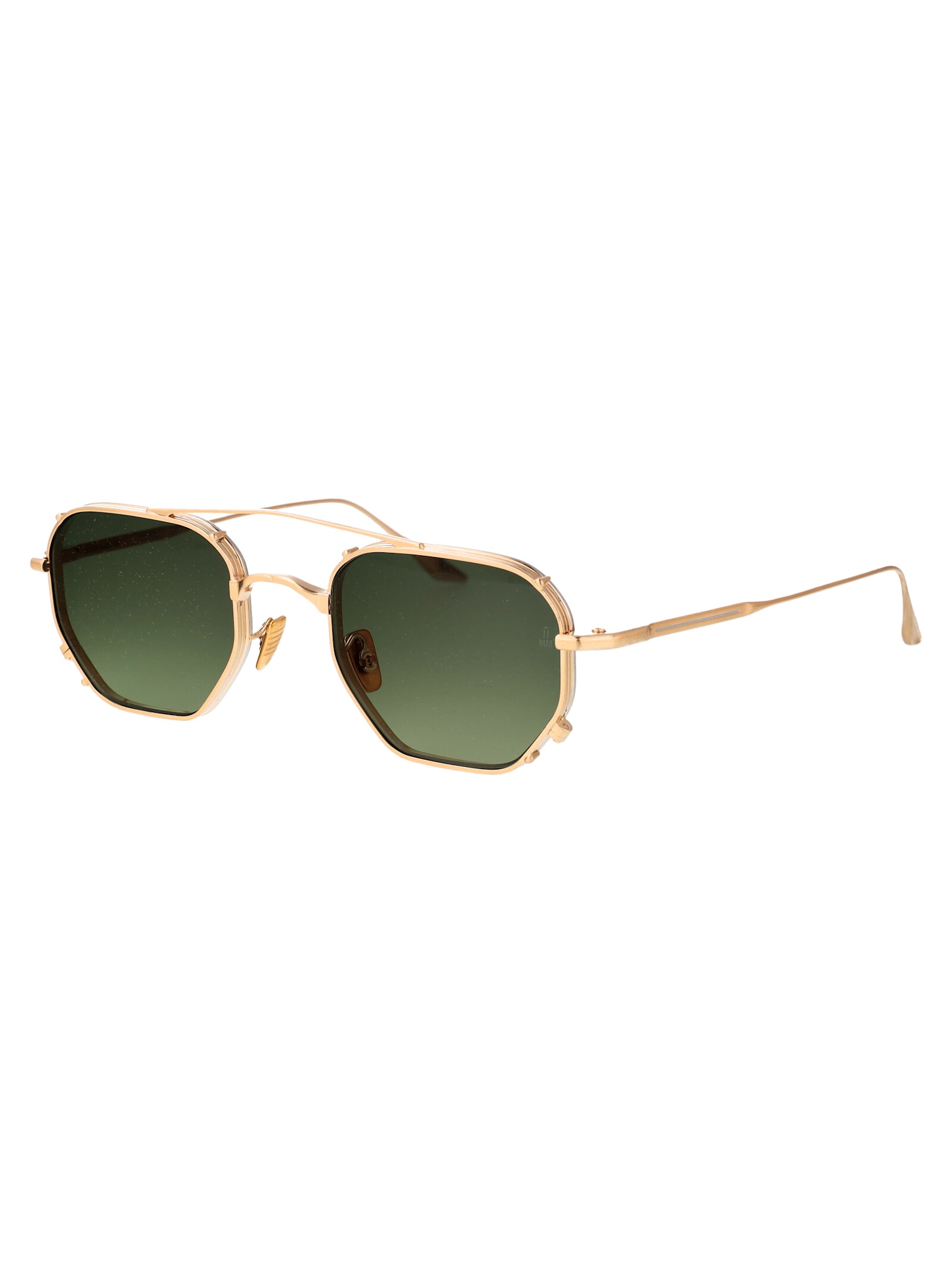 Shop Jacques Marie Mage Marbot Sunglasses In Musket