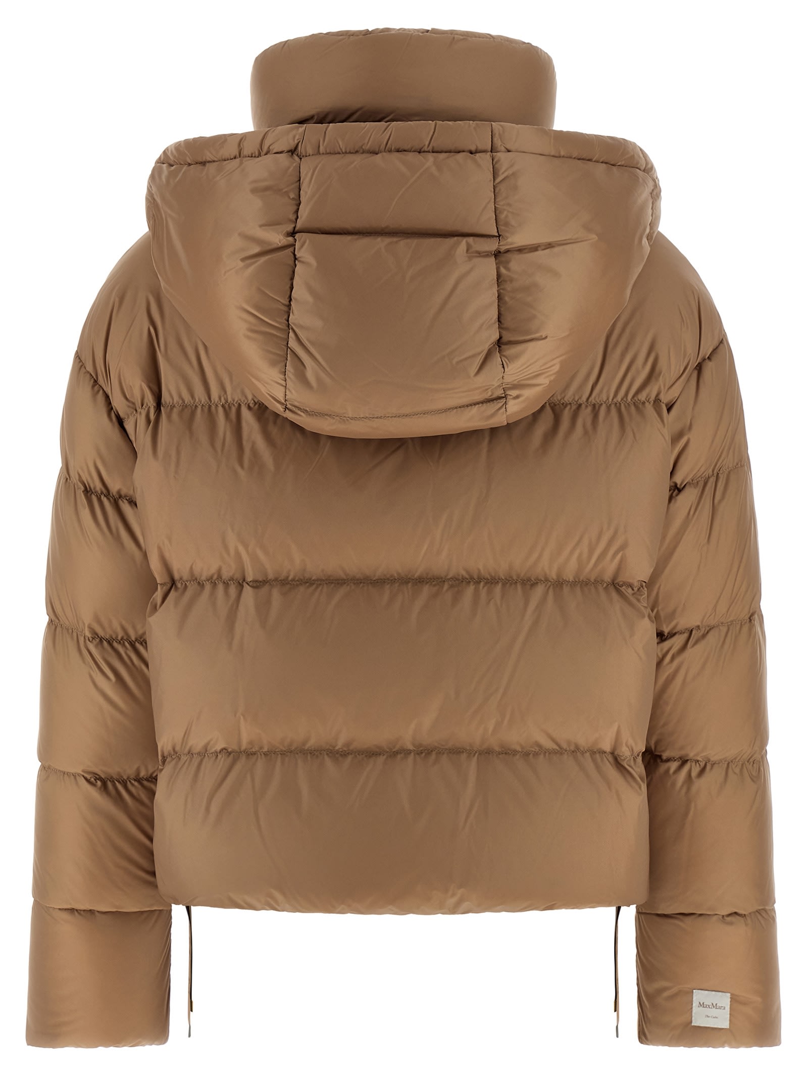 Max Mara The Cube Trebi Down Jacket In Brown