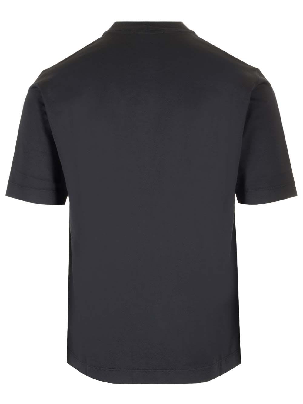 Shop Stone Island Cotton Jersey T-shirt In Blue