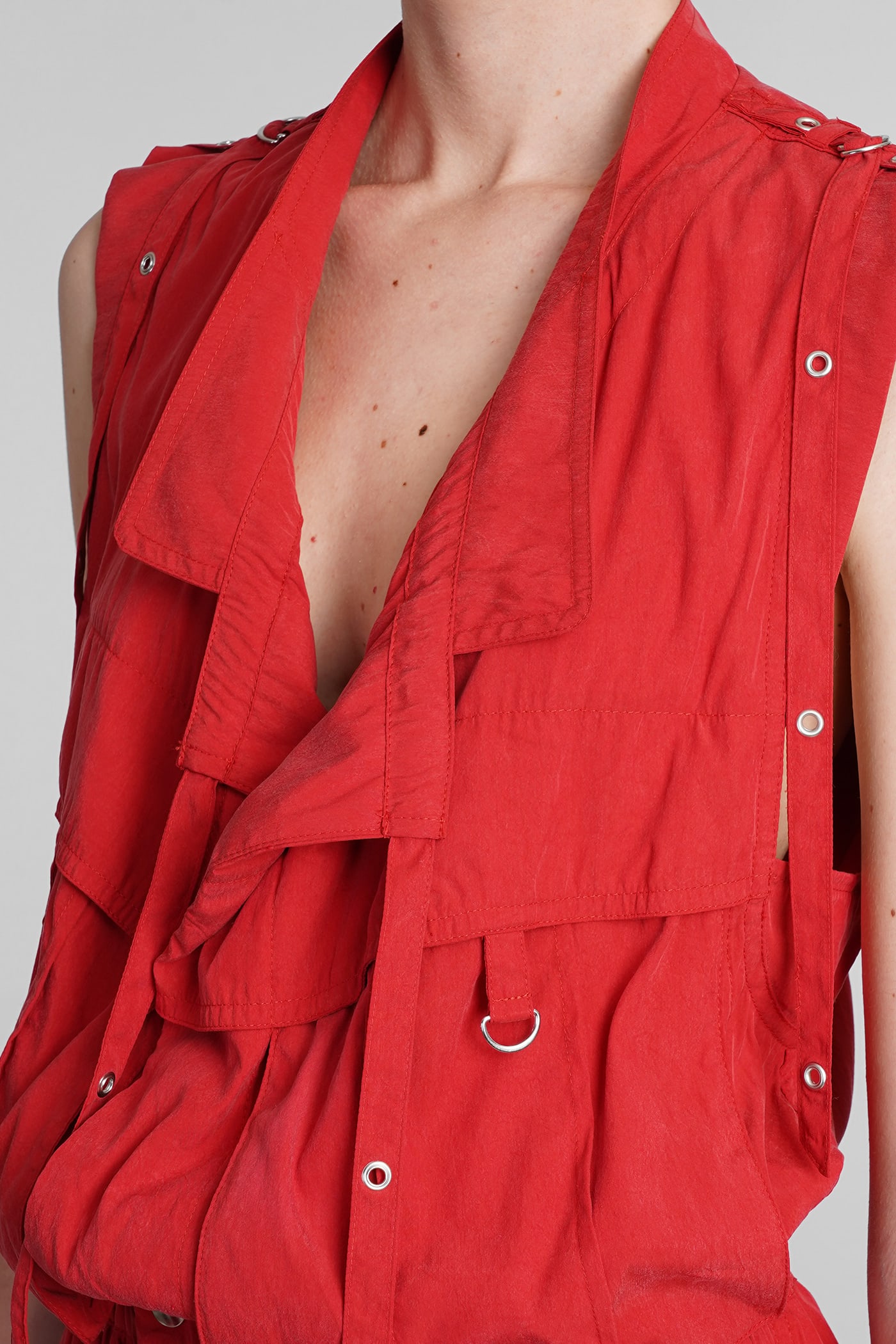 Shop Isabel Marant Hanelor Suit In Red Wool And Polyester