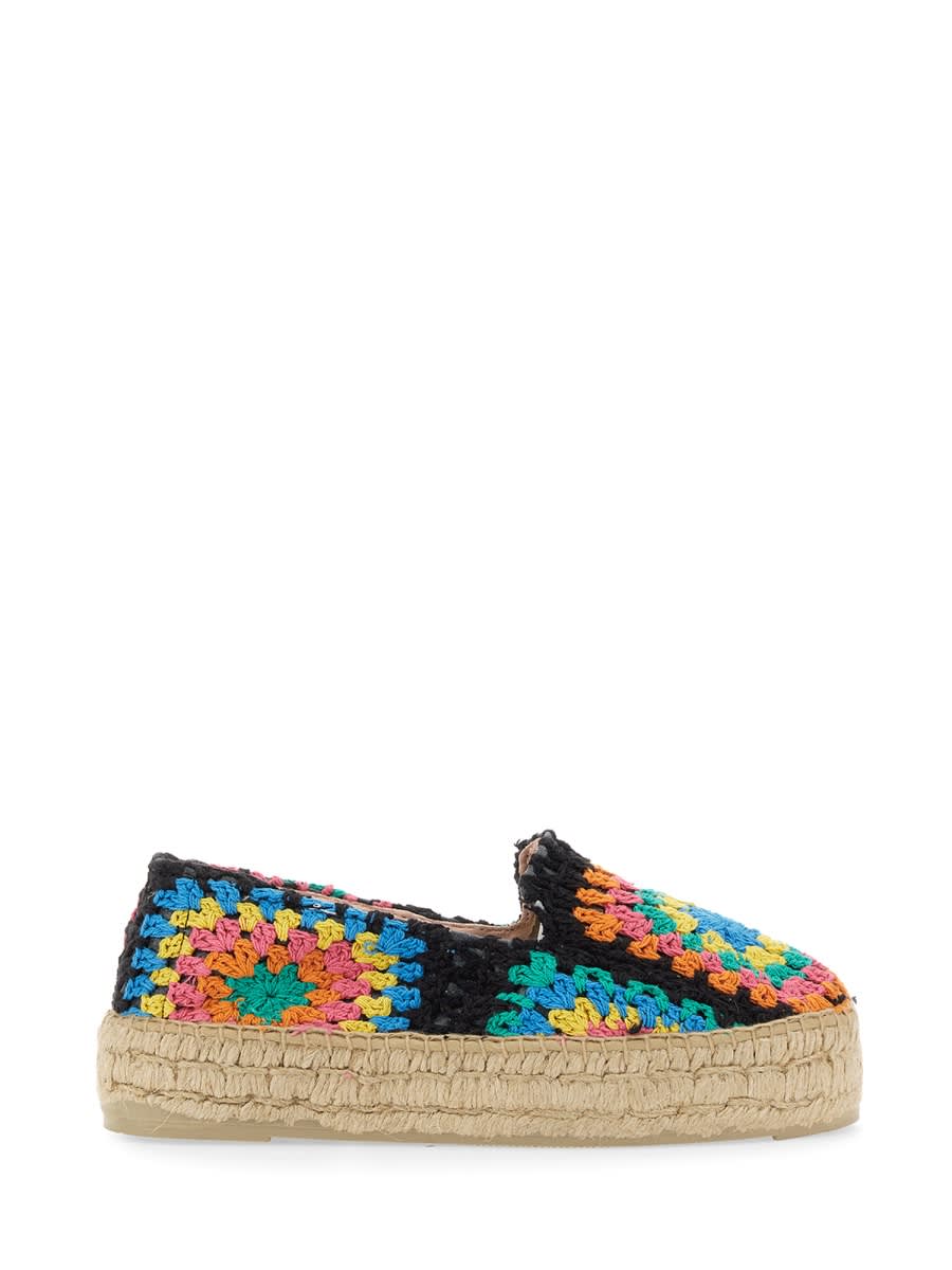 Manebi Espadrille Double Sun In Multi