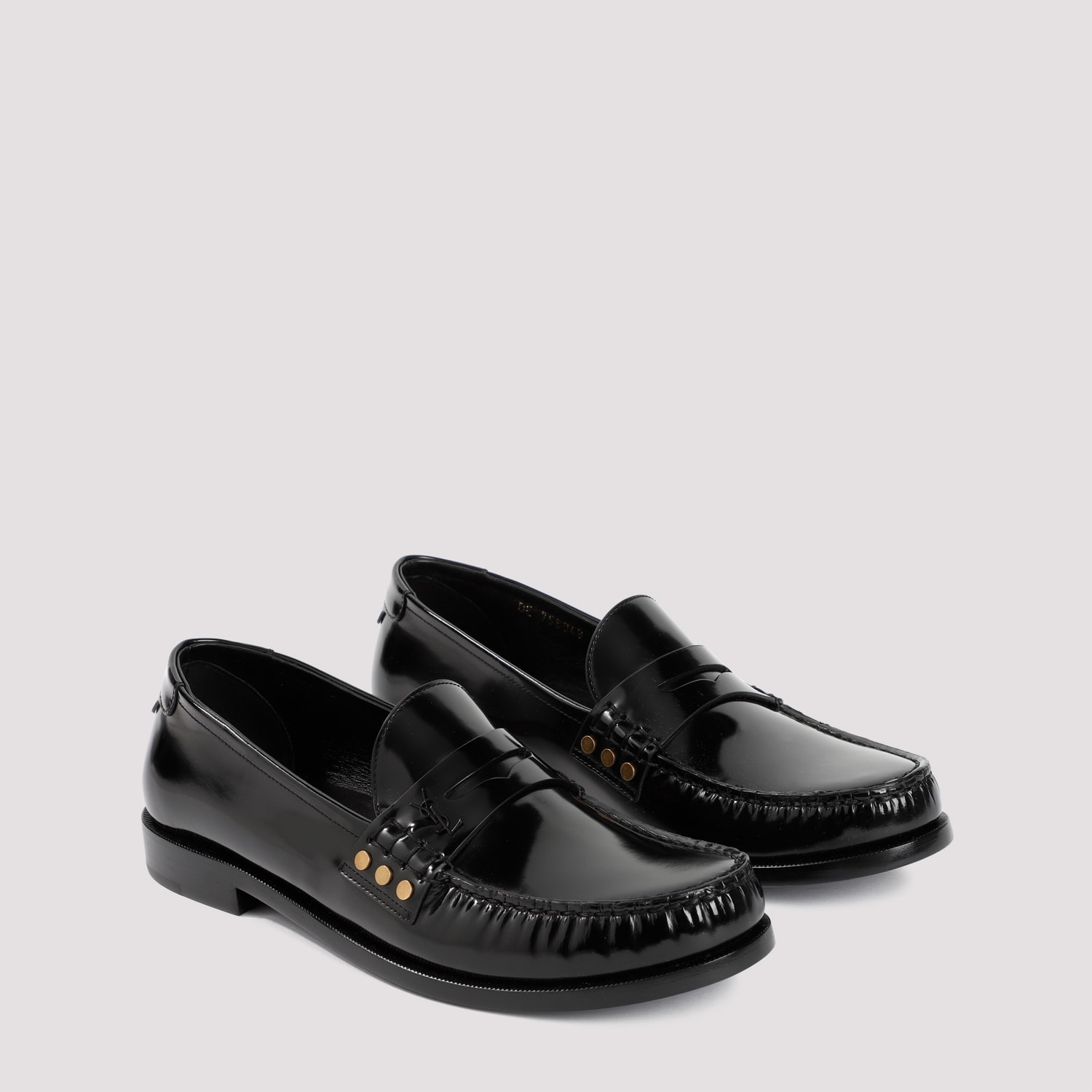 Shop Saint Laurent Loafer In Nero