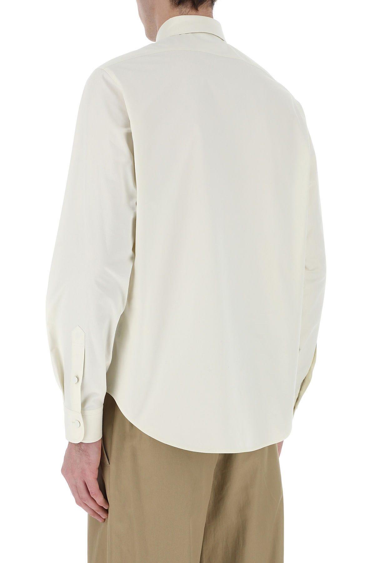 Gucci Ivory Poplin Shirt In White