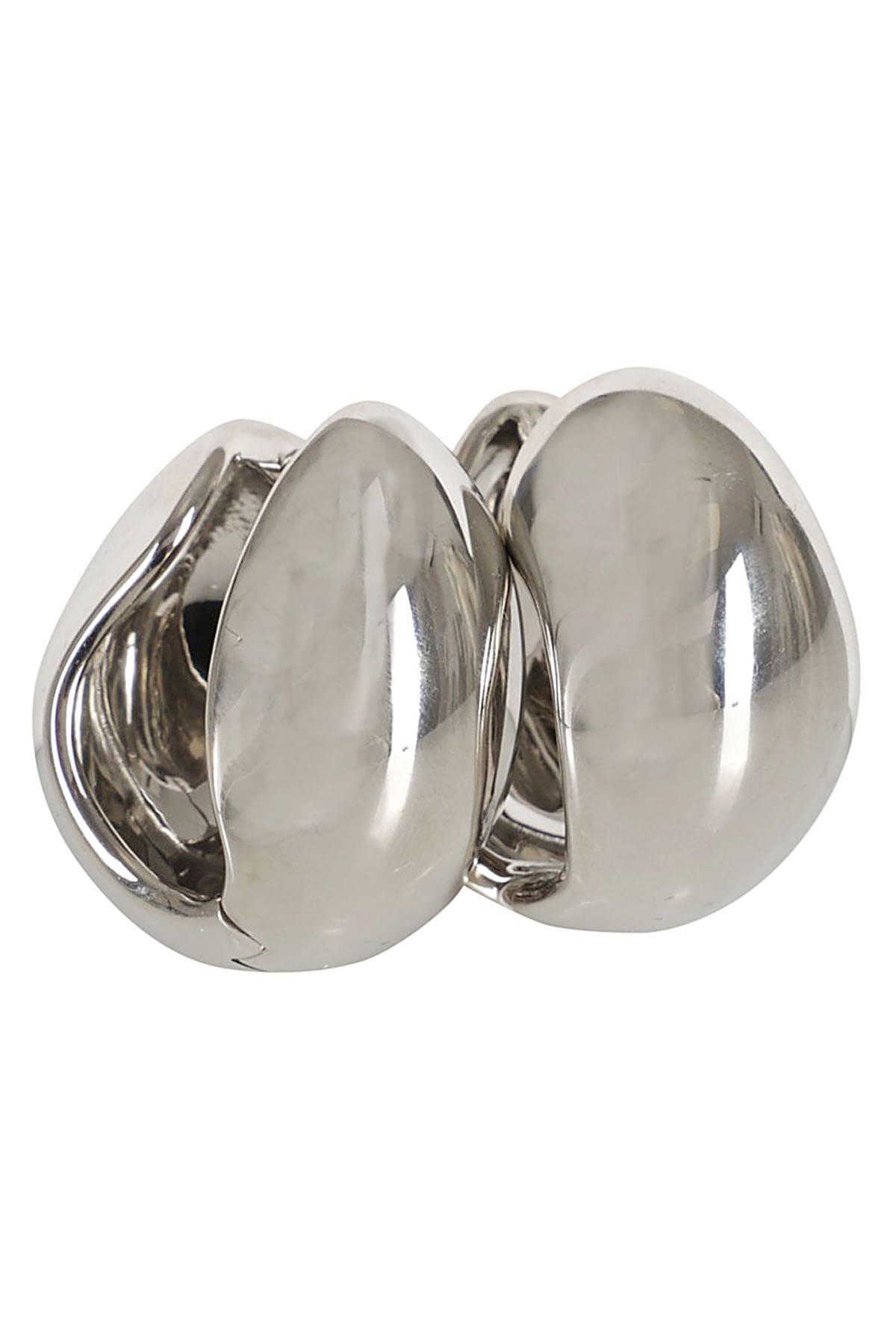 Coperni Logo Earrings In Silv Silver