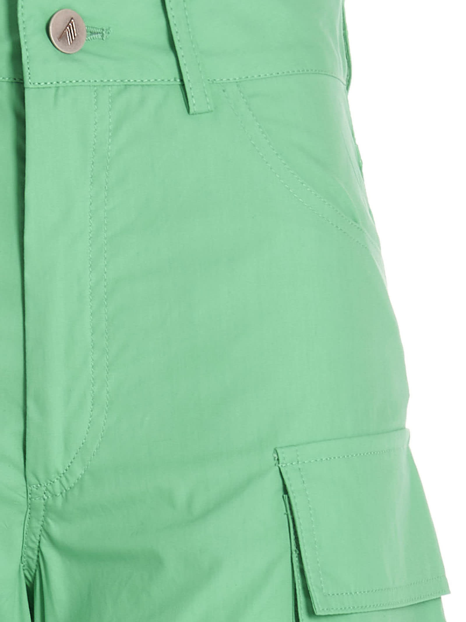 Shop Attico Fern Pants In Green