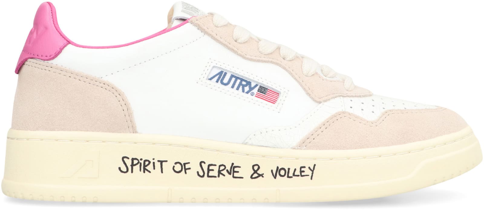 Shop Autry Medalist Low-top Sneakers In Pink