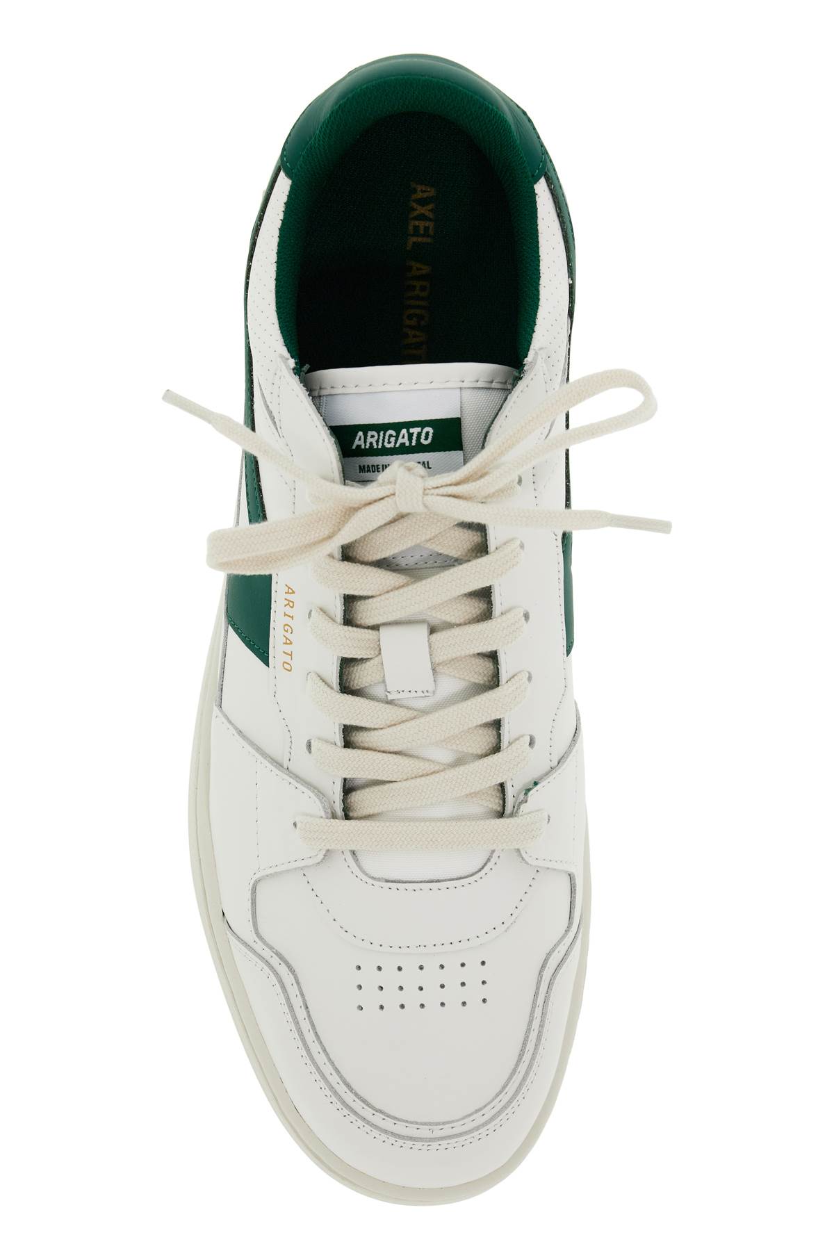 Shop Axel Arigato Sneakers Dice In White Green (white)