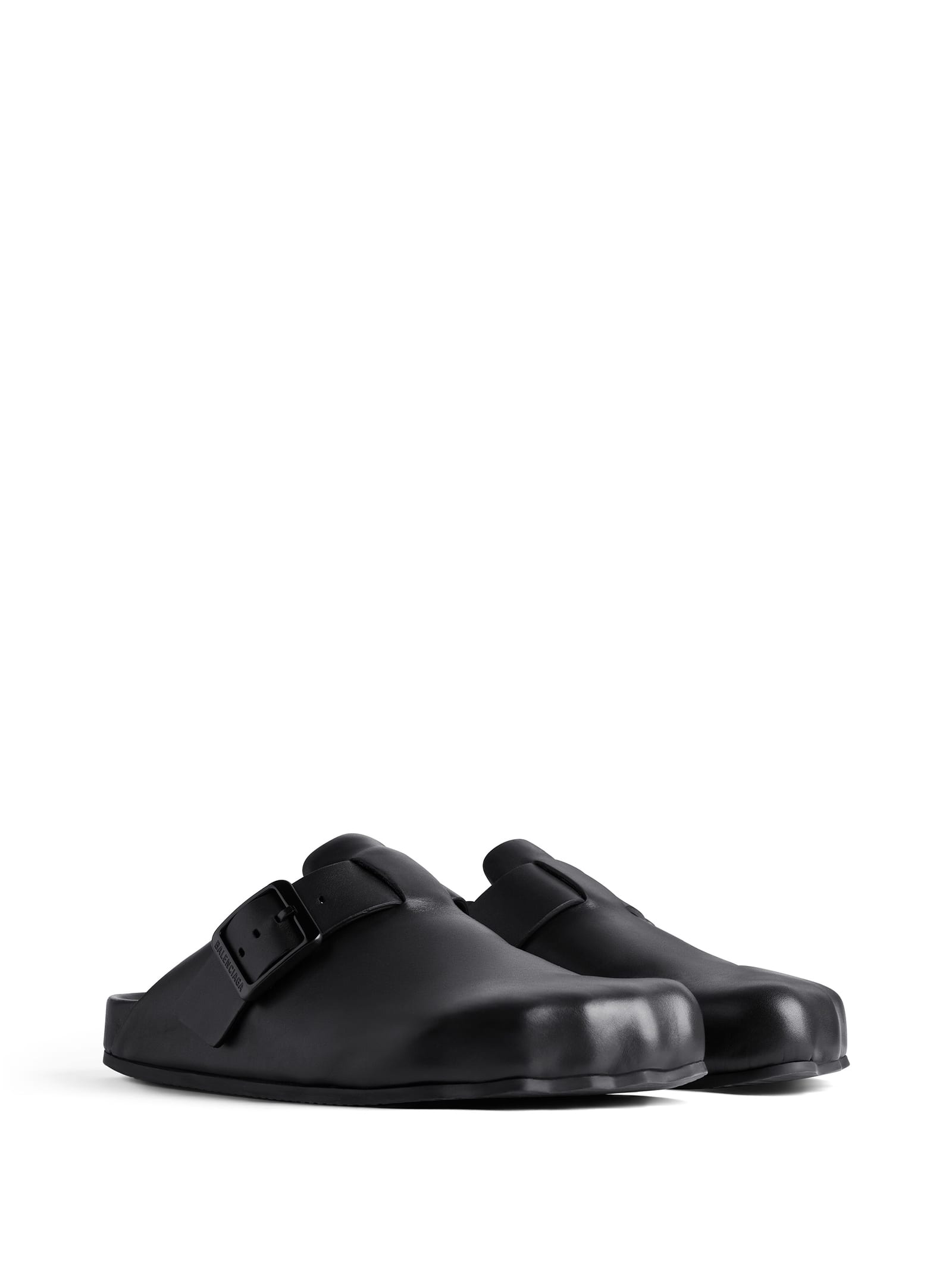 Shop Balenciaga Flat Shoes In Black