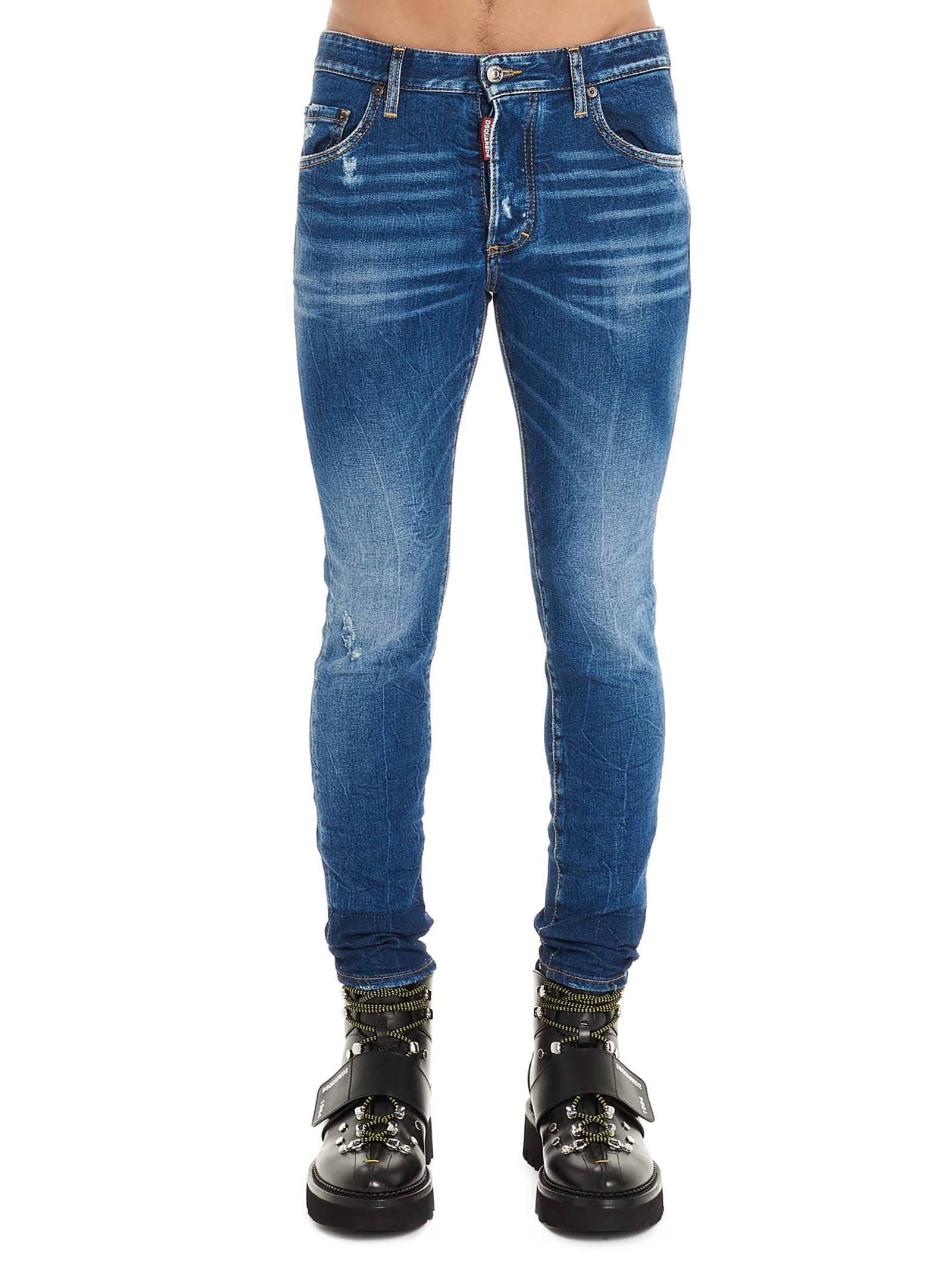 Dsquared2 Dsquared2 'skinny Dan' Jeans - Blue - 10999789 | italist