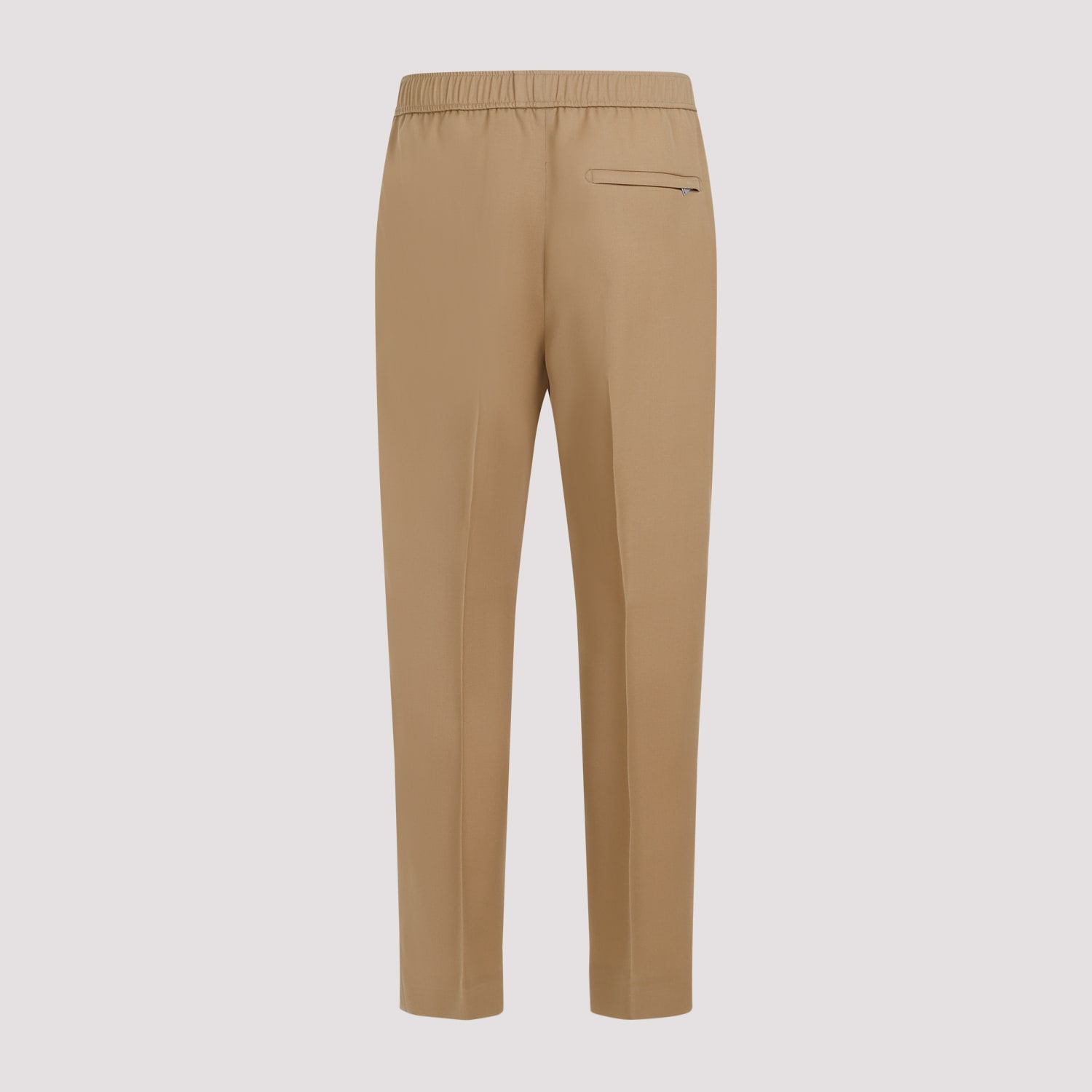 Shop Lanvin Tapered Elasticated Trousers In Desert