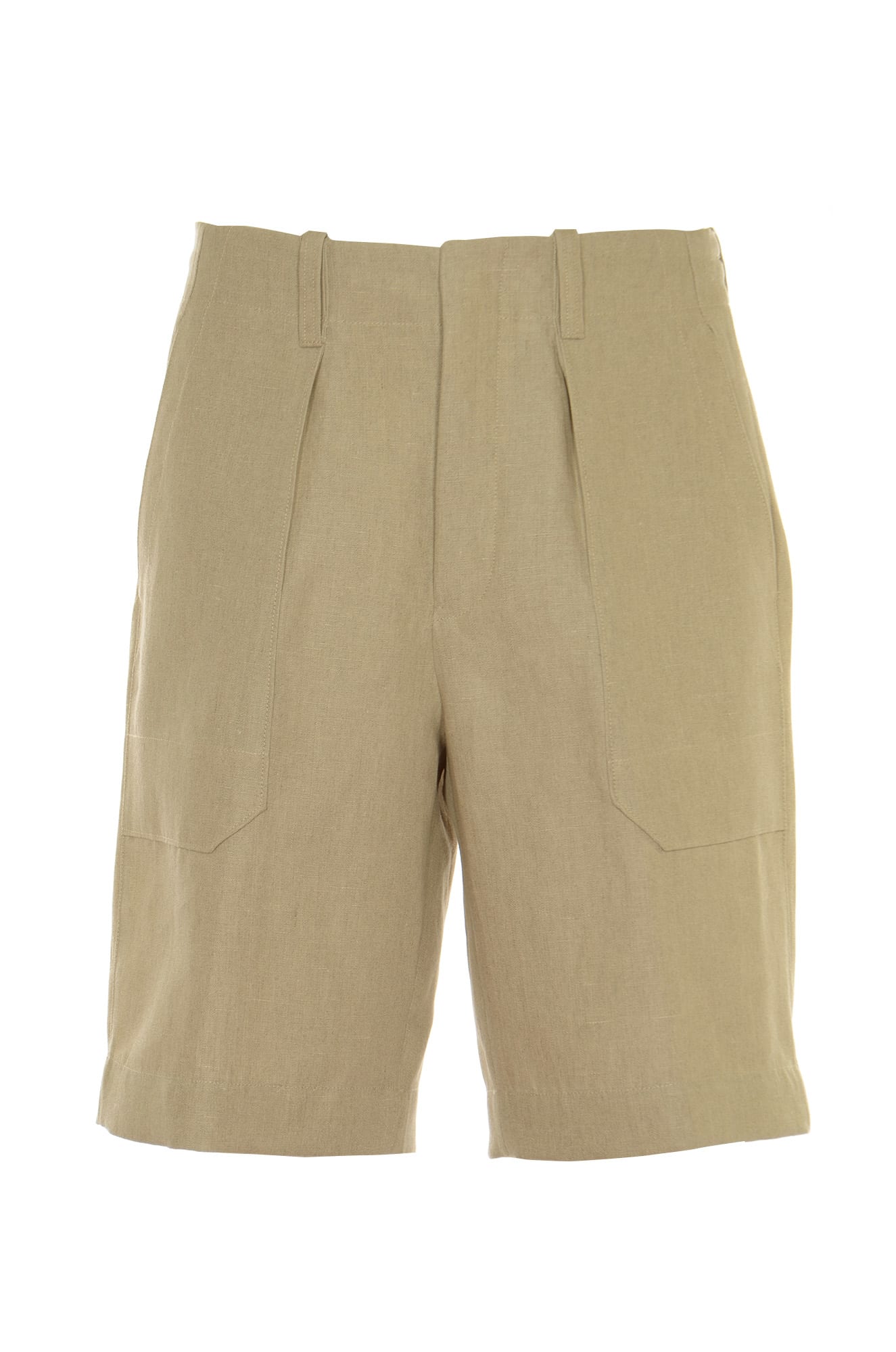 Z Zegna Concealed Buttoned Shorts