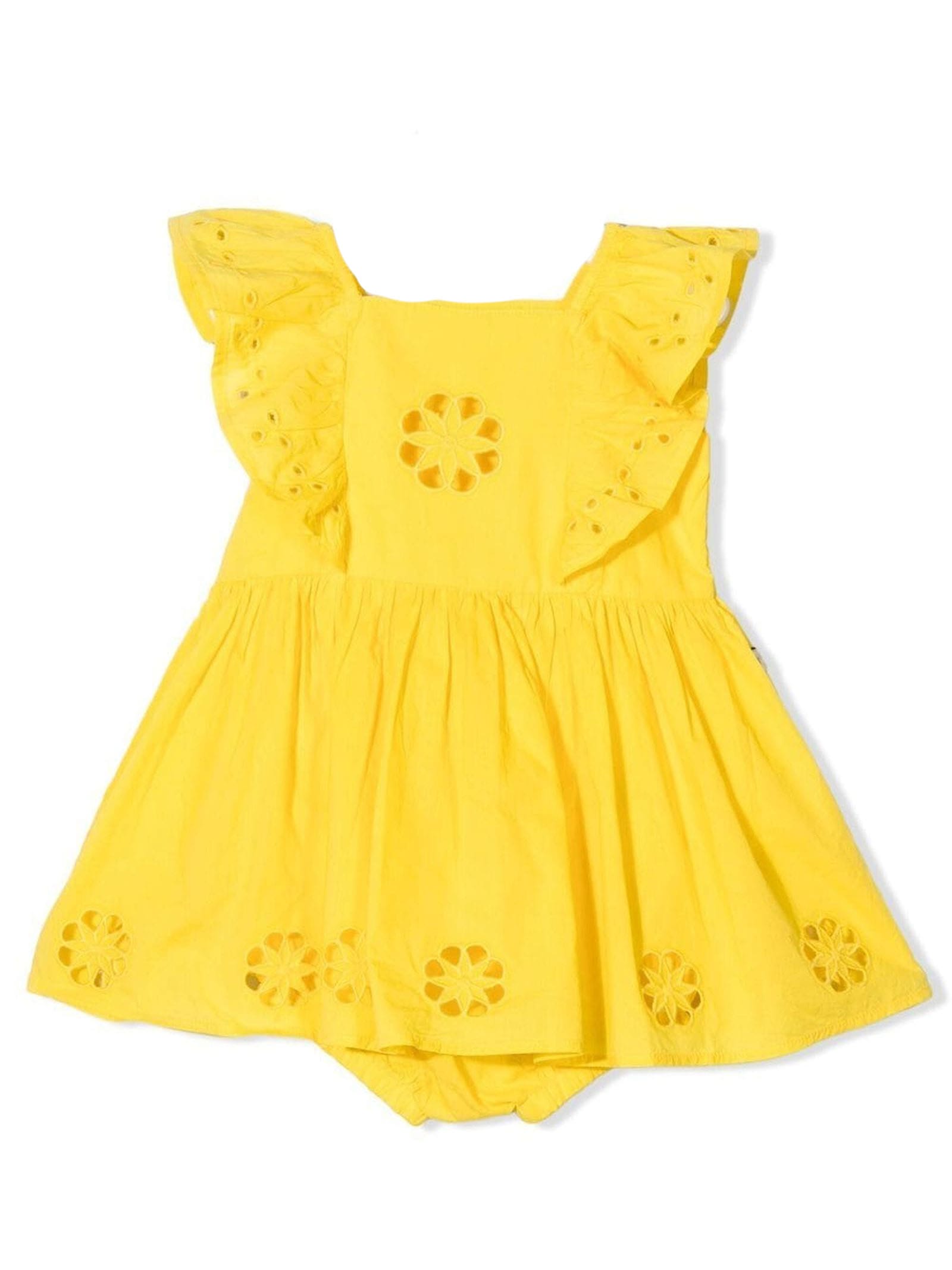 Stella McCartney Kids Yellow Cotton Dress
