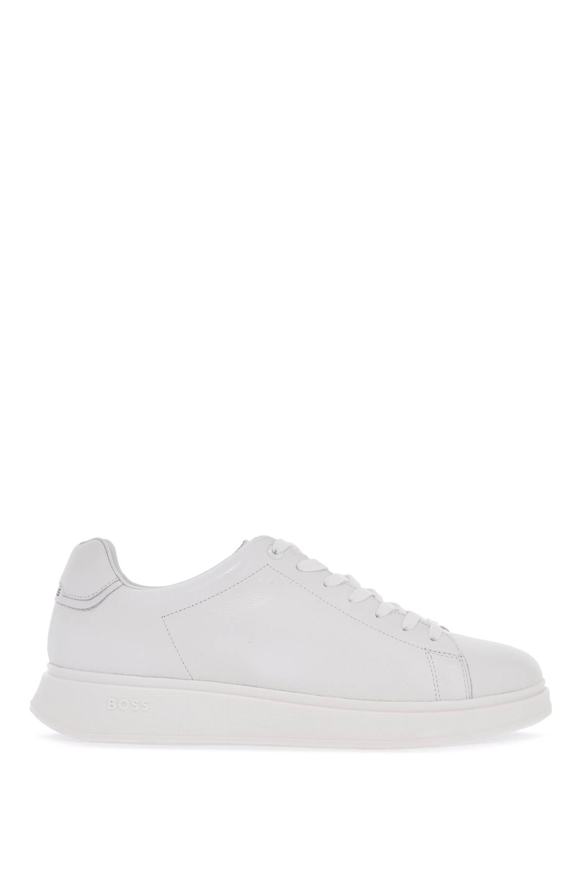 Mens Sneakers Bulton_runn_gr White Leather With Rubber Sole