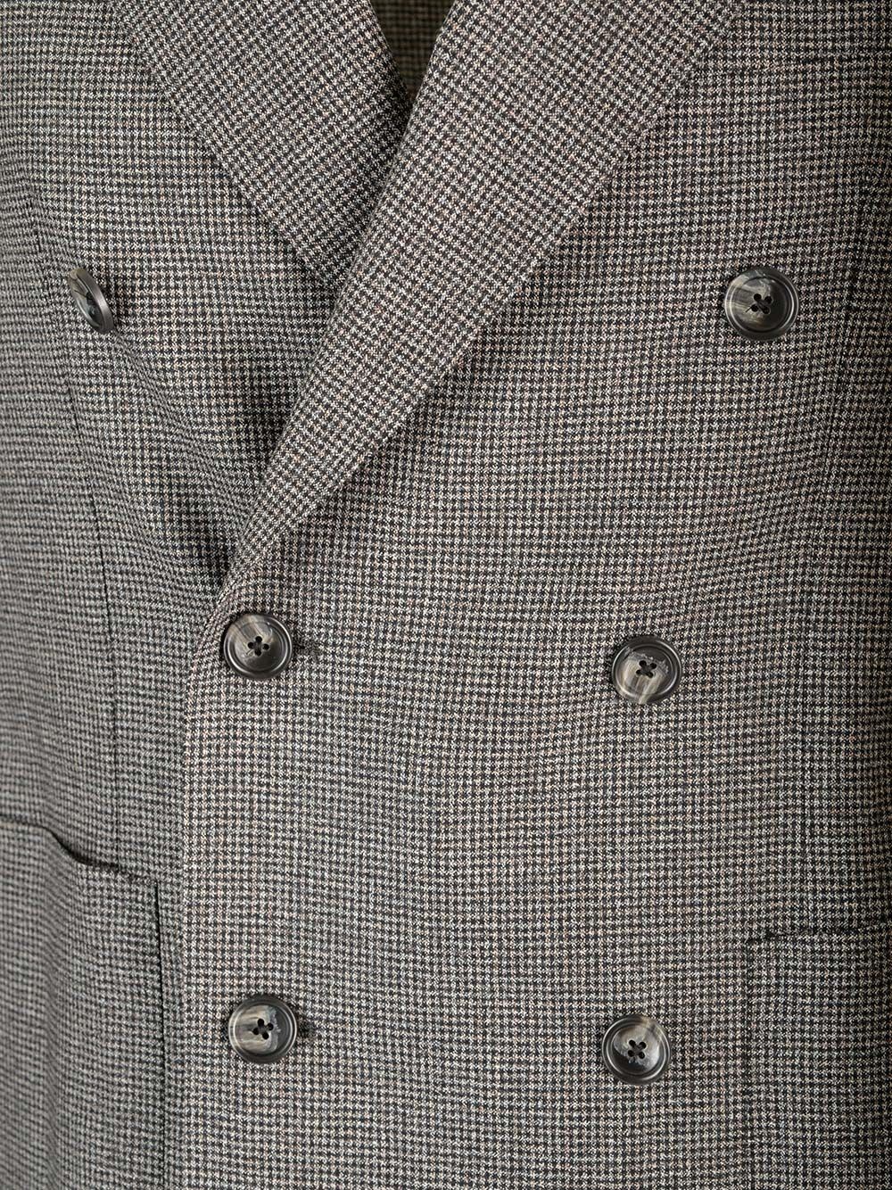 Shop Tagliatore Montecarlo Prince Of Wales Suit In Super 110s Wool In Grey