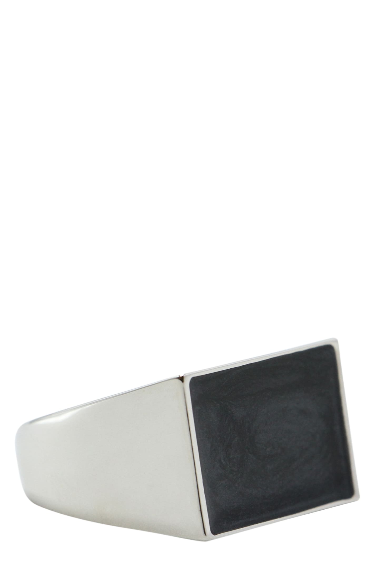 Dries Van Noten Square Ring In Silver