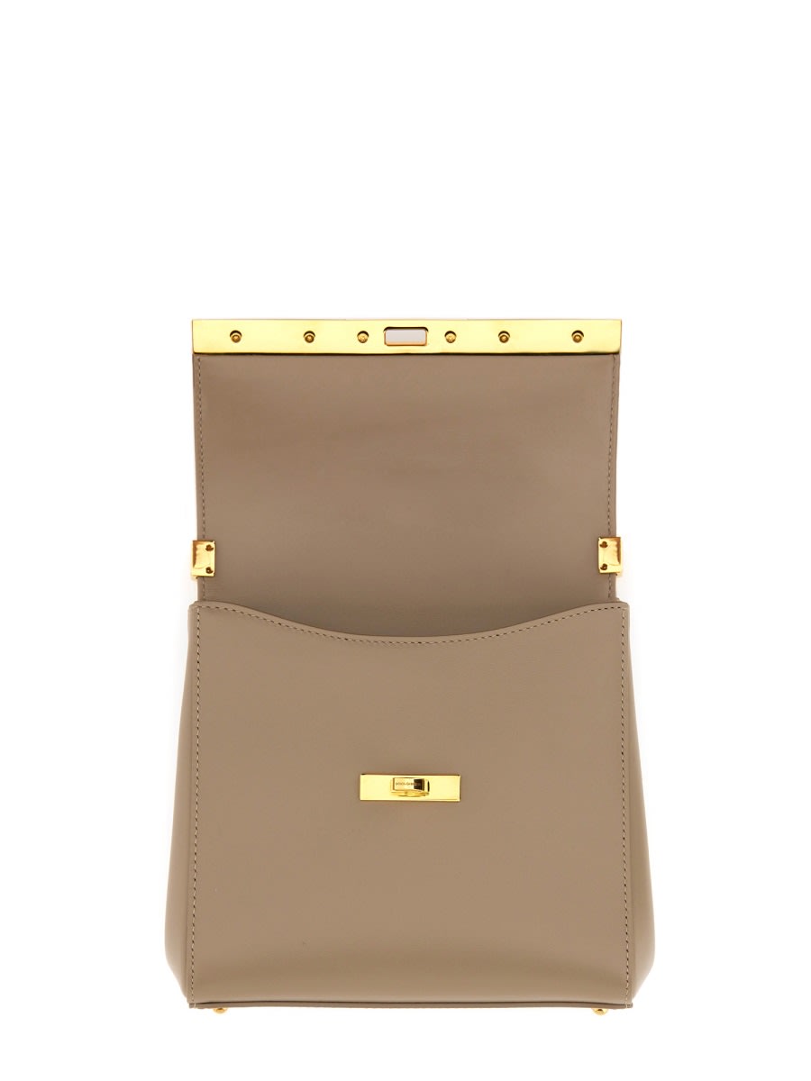 Dolce & Gabbana City Marlene Leather Crossbody Bag In Talpa