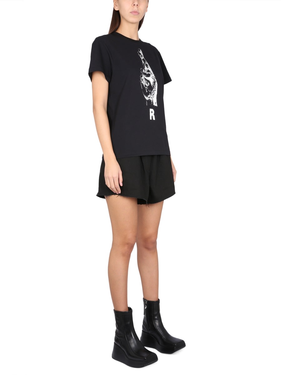 RAF SIMONS DENIM BERMUDA SHORTS