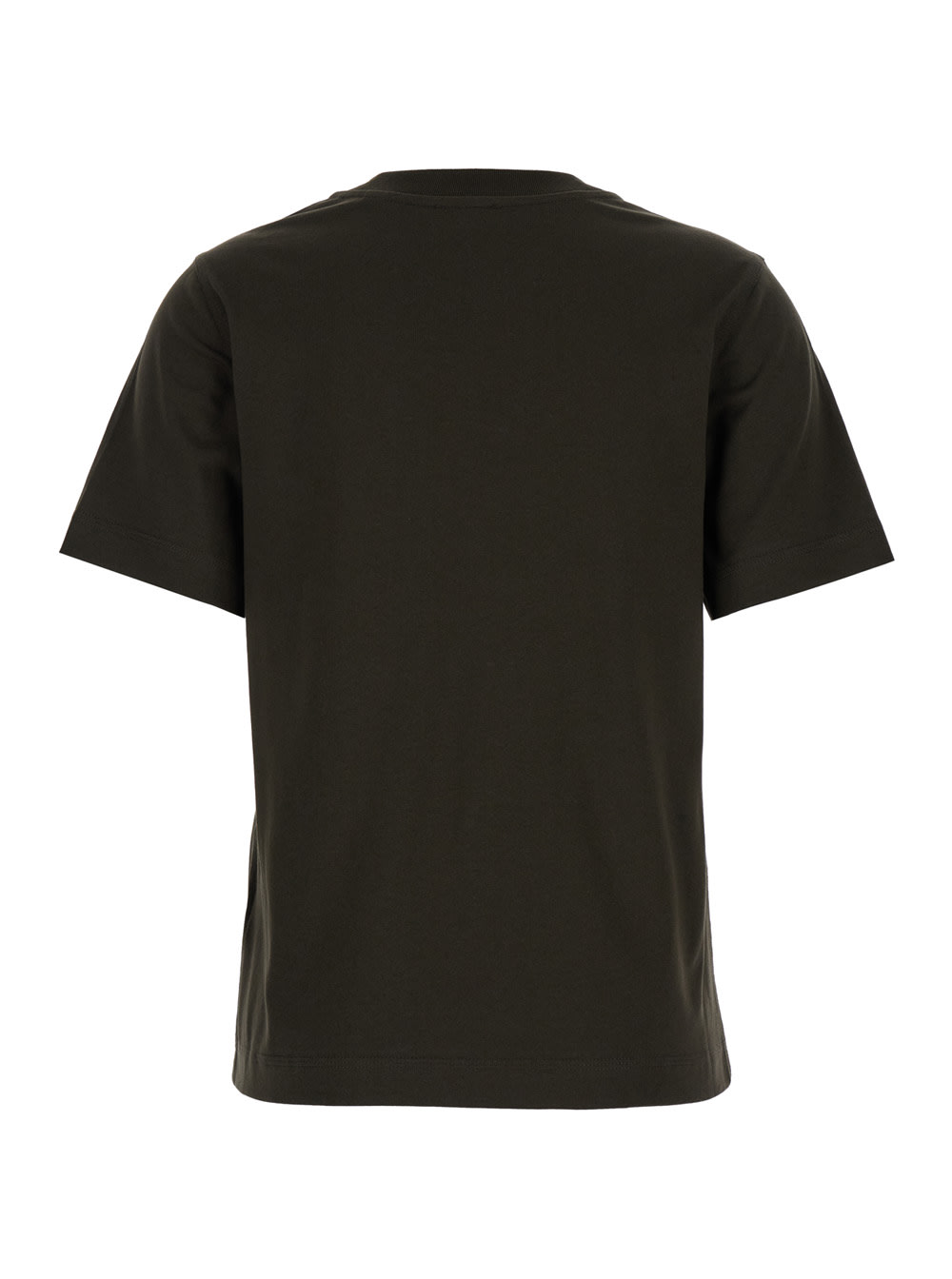 Shop Burberry Ekd Tshirt In Brown