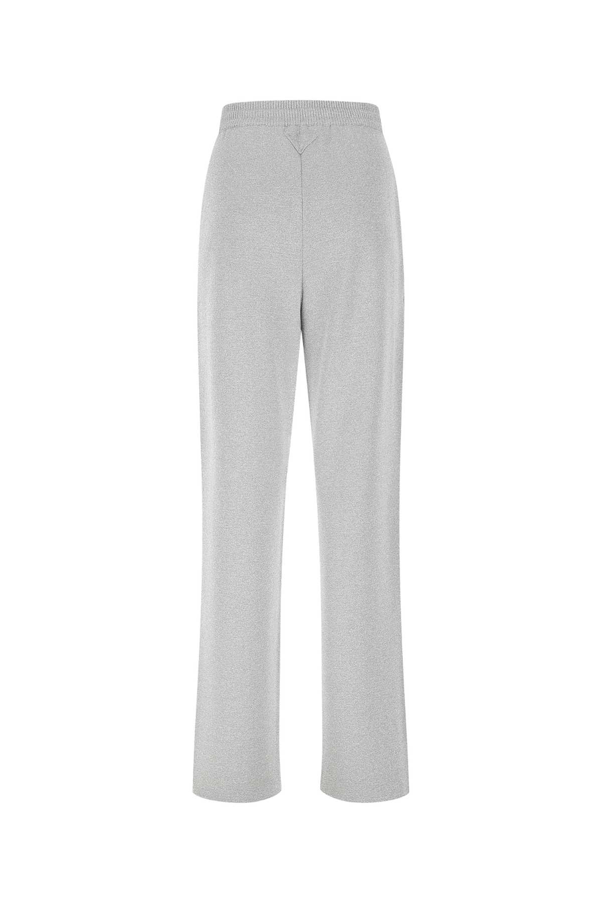 Shop Prada Grey Cashmere Blend Joggers In F0118