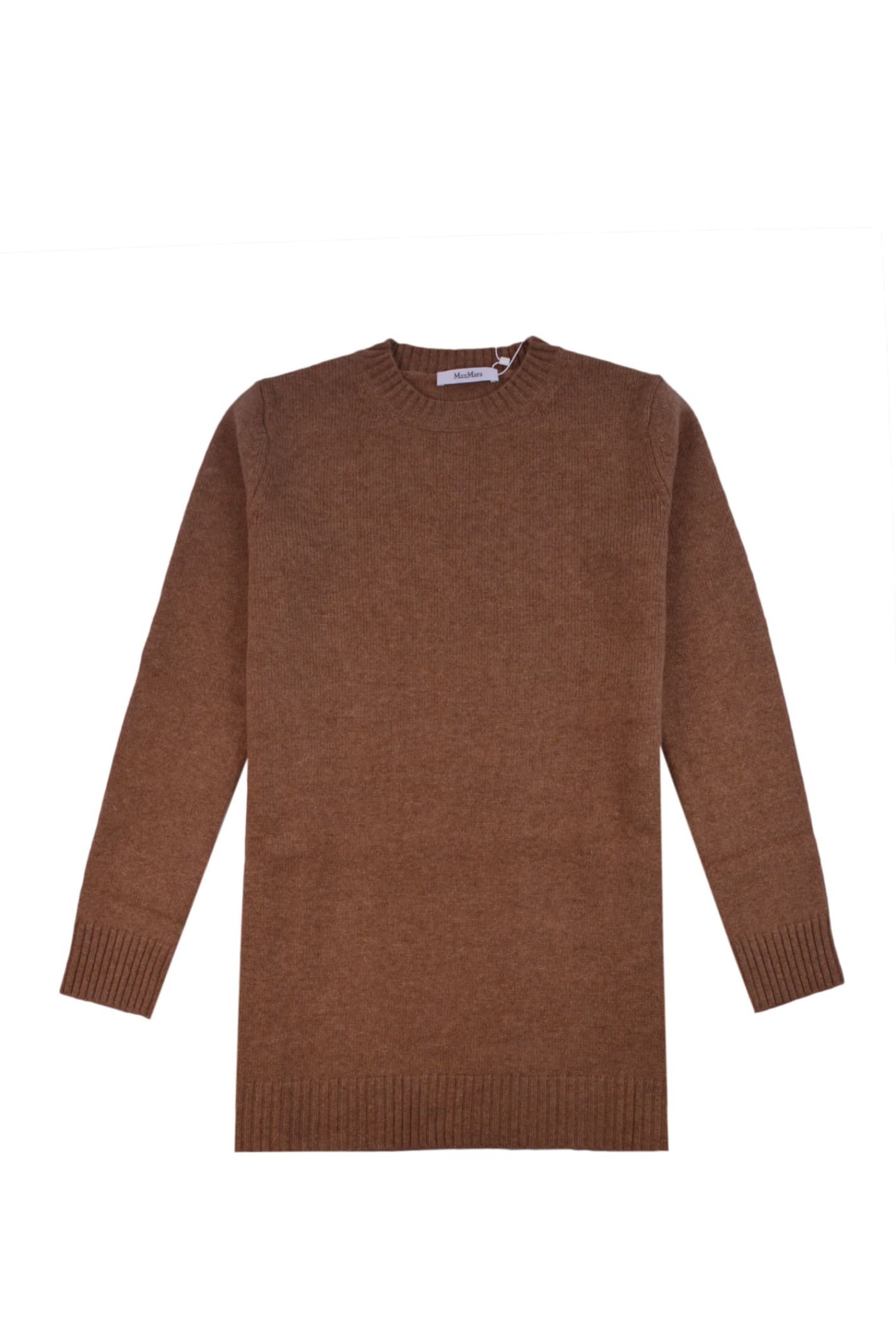 Shop Max Mara Sweater In Brown