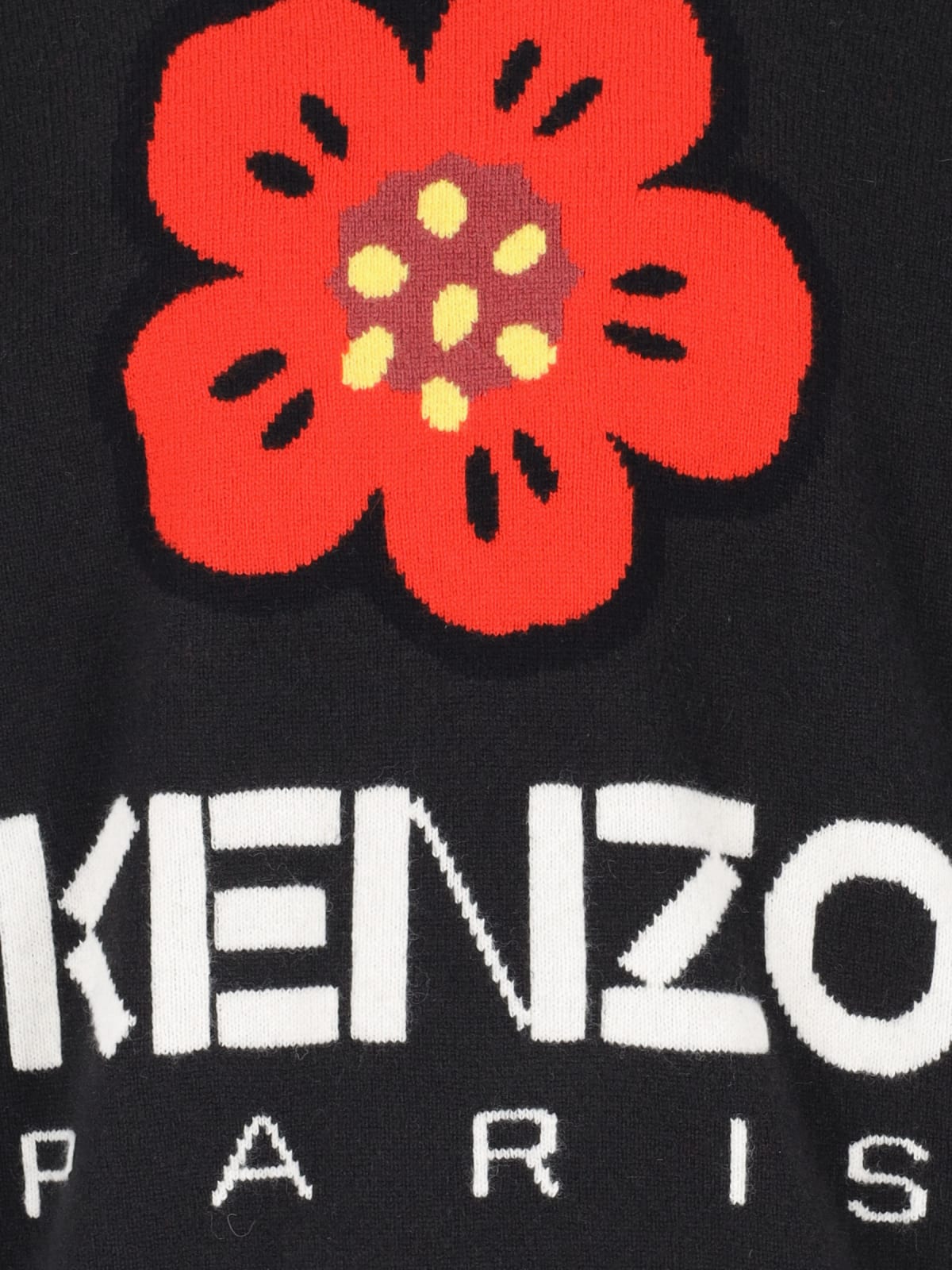 Shop Kenzo Boke Flower Sweater In J Noir
