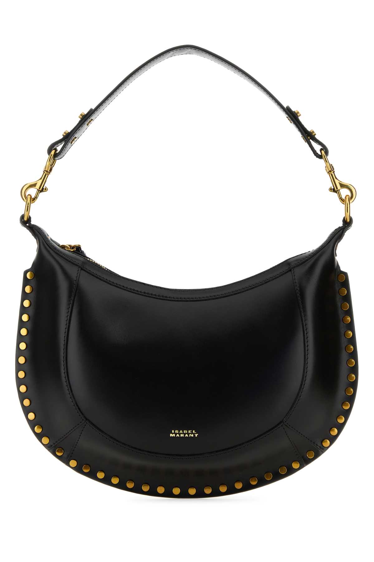 Shop Isabel Marant Black Leather Naoko Handbag