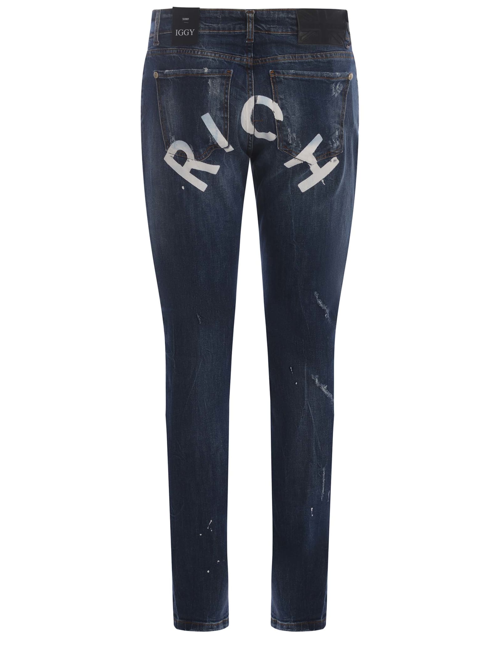 Shop Richmond Jeans  Rich Made Of Denim In Denim Blu