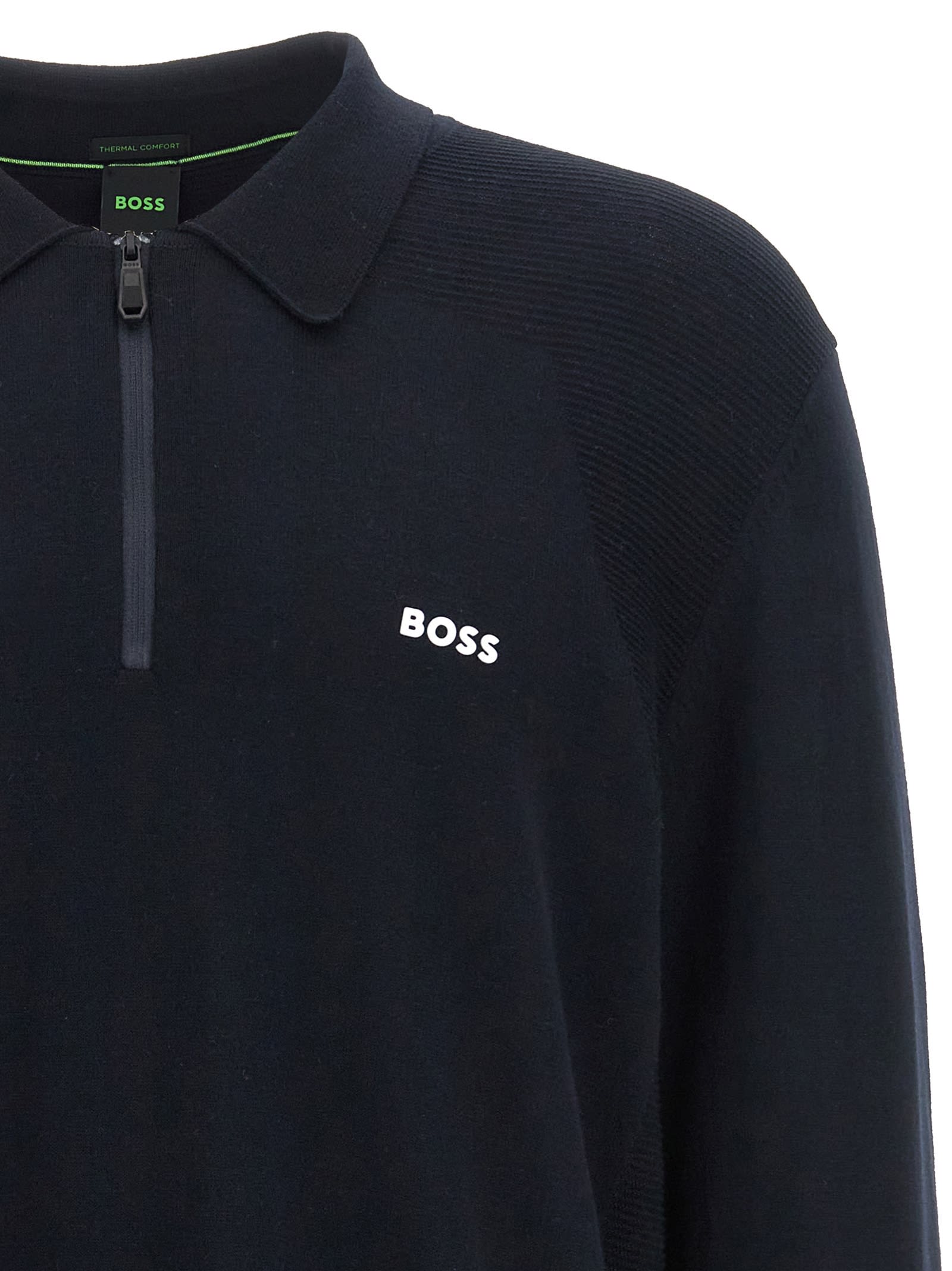 Shop Hugo Boss Momentum Lite Sweater In Blue