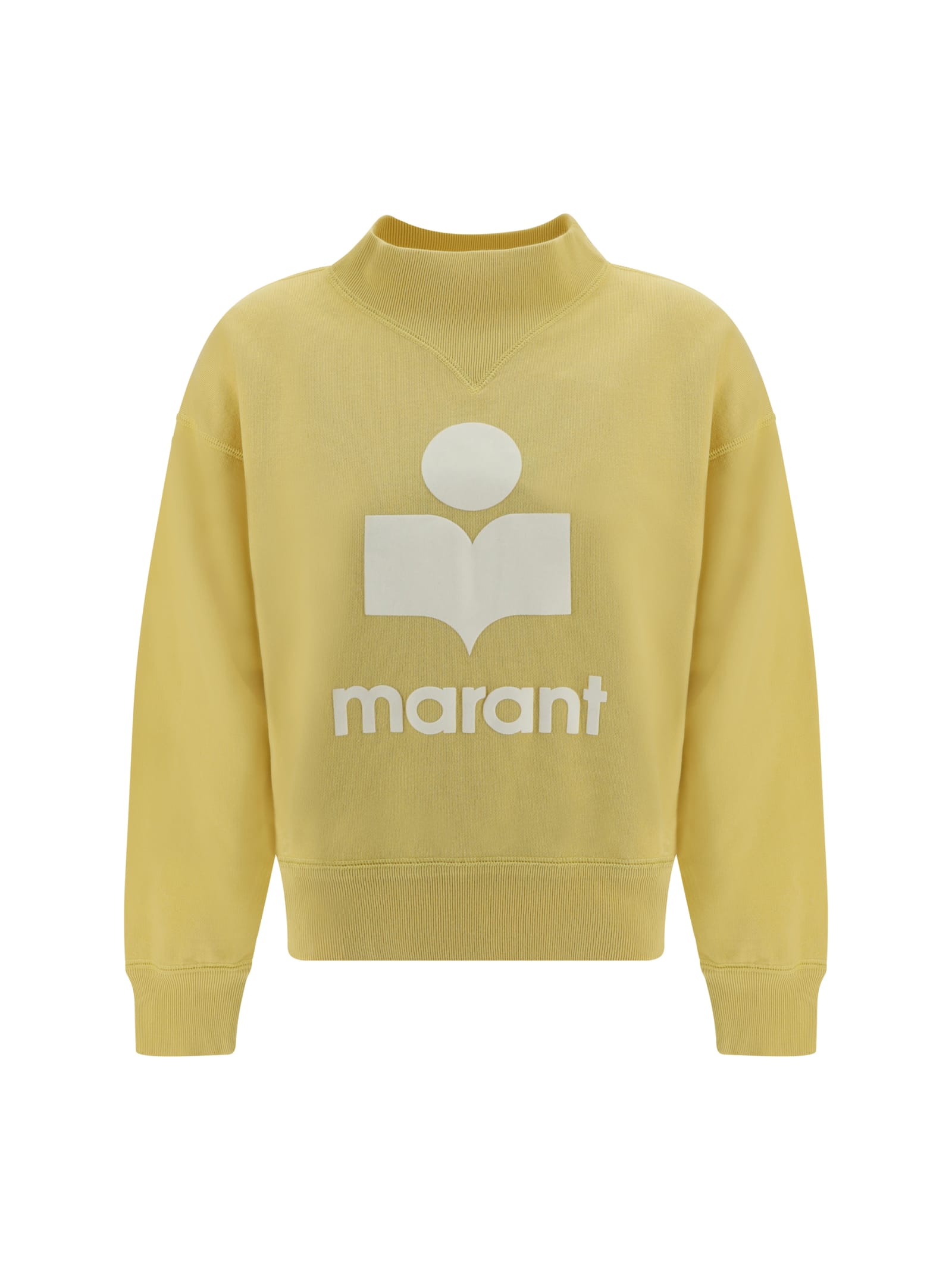 Marant Etoile Moby Sweatshirt In Yellow